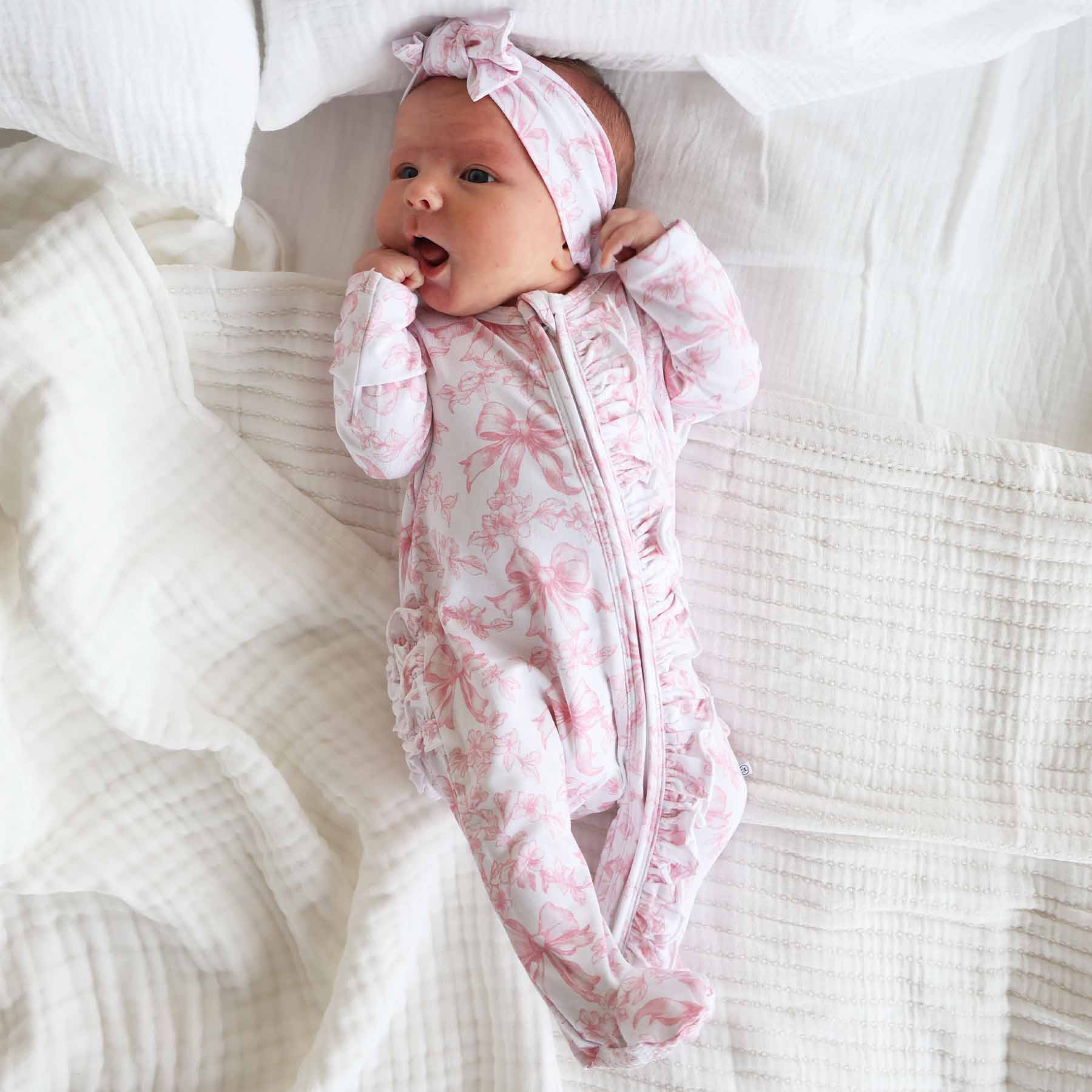  Fancy Frills Ruffle Zipper Footie、mySite、layawaytickets