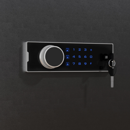 Heavey Duty,Large Size 5-8 Gun,Black Gun Cabinet with Electronic Password Keypad Lock,Unassembled Metal Rifle Gun Security Cabinet Safe Locker、、casual