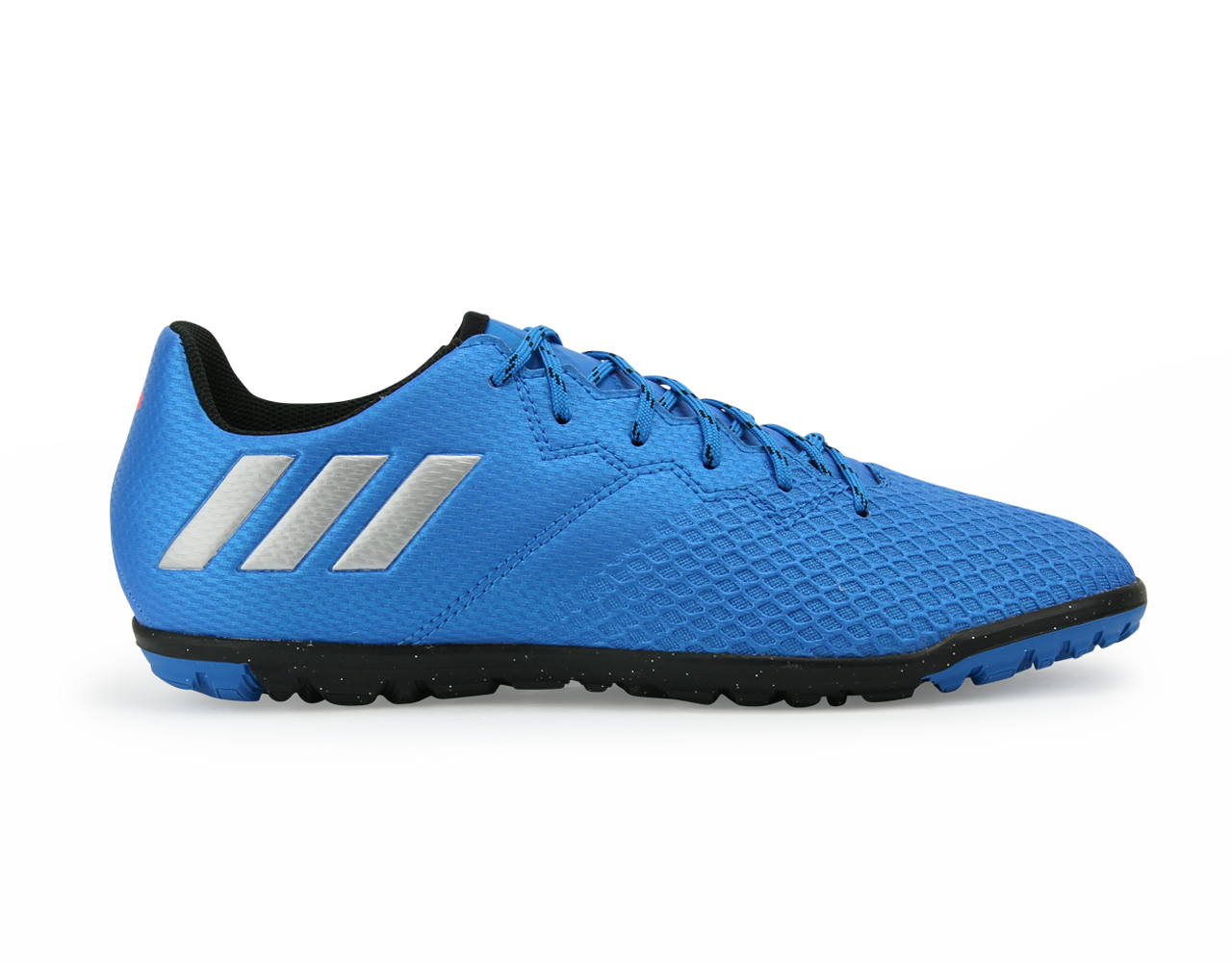 adidas Kids Messi 16.3 Turf Soccer Shoes Sho Blue/Metalic Silver、mySite、noshort