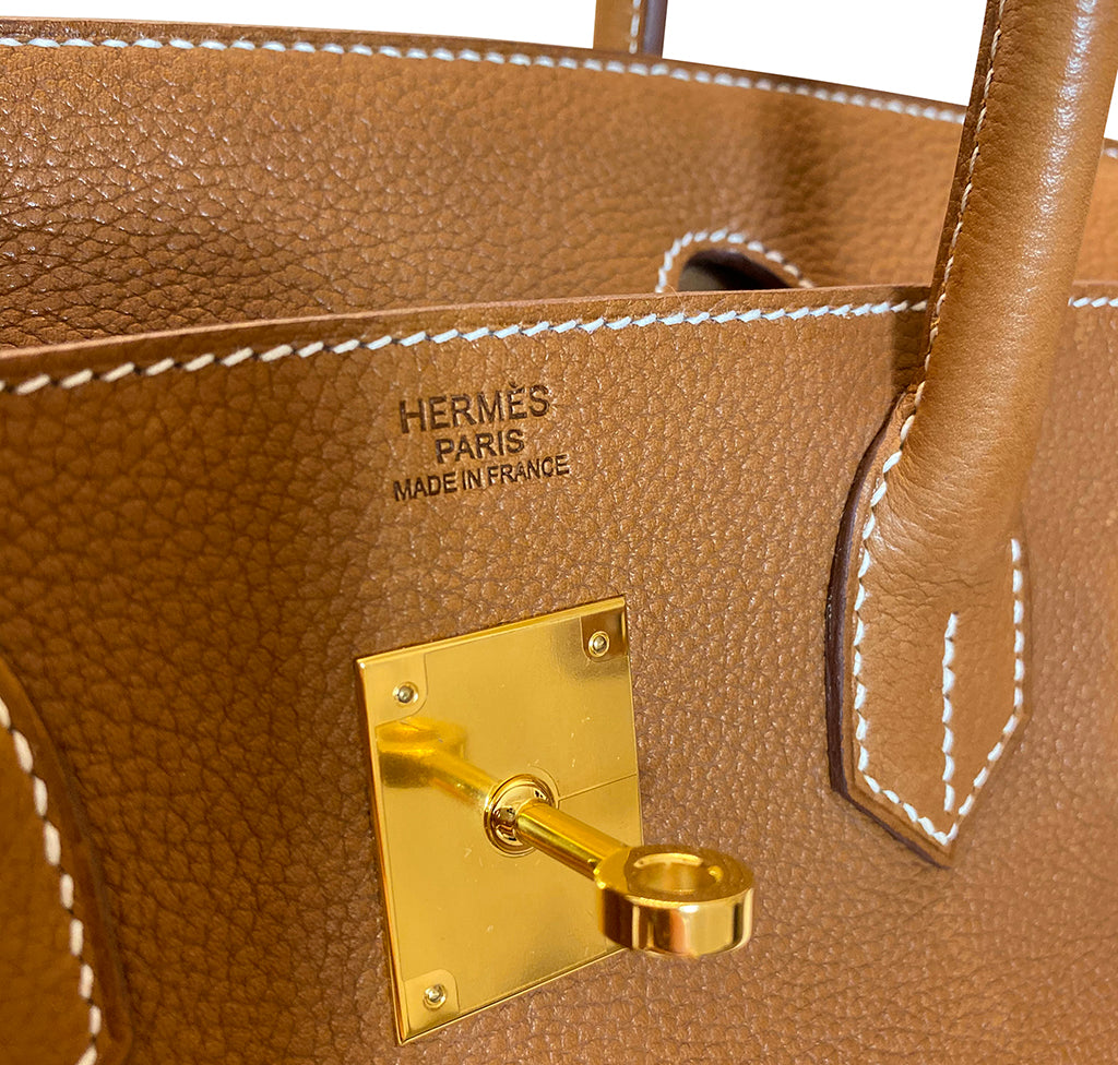 Hermès Birkin 30 Barenia Faubourg Fauve GHW Bag、mySite、garminoutage.com