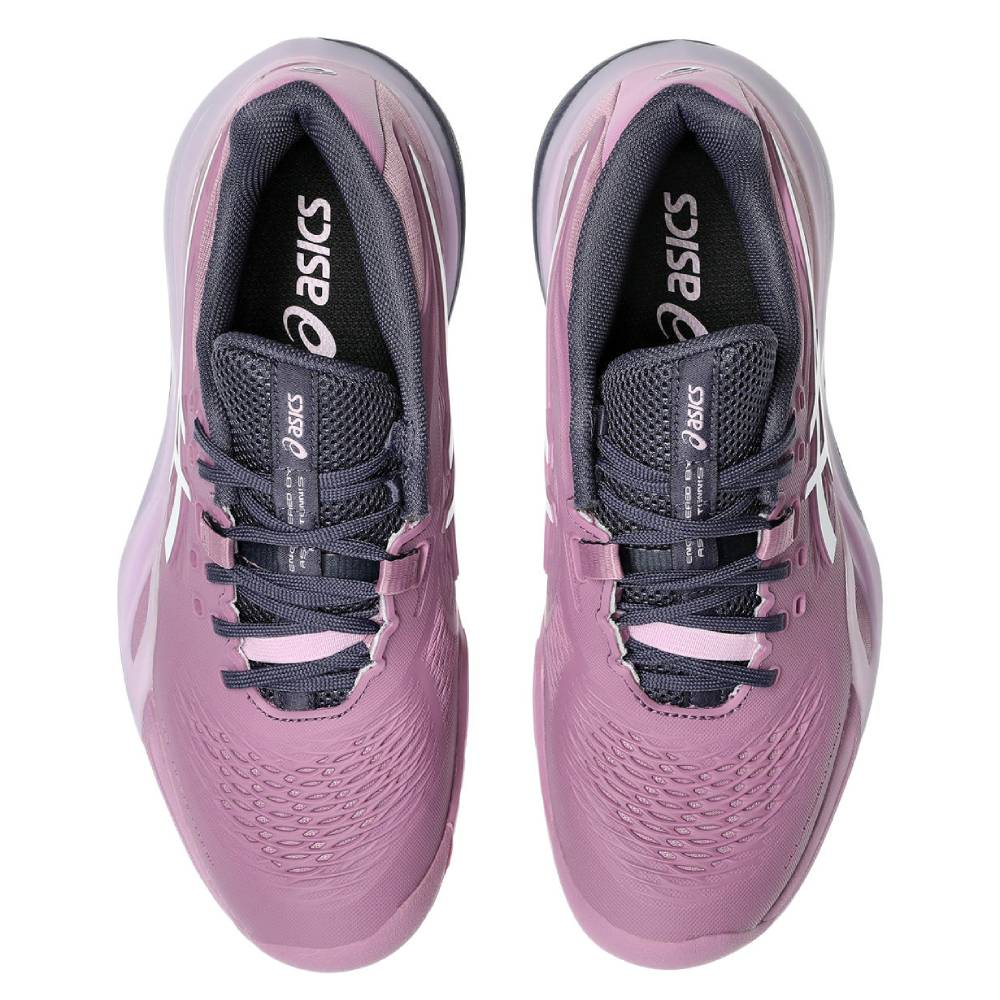 Asics Gel Resolution X Women's Tennis Shoe (Ube/White)