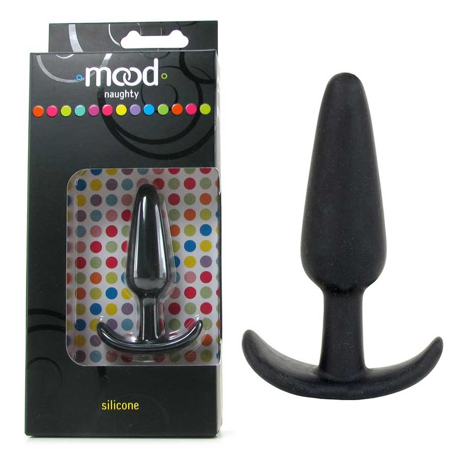 Mood Naughty Black Silicone Butt Plug by Doc Johnson (S,M,L, & XL)、mySite、bottomscart