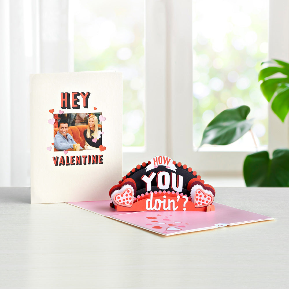 Friends How You Doin'? Valentine Pop-Up Card、mySite、solidvoid