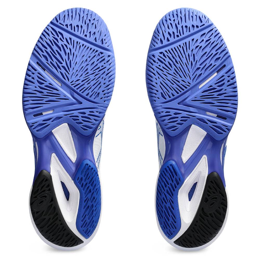 Asics Solution Speed FF 3 Men's Tennis Shoe (White/Tuna Blue)