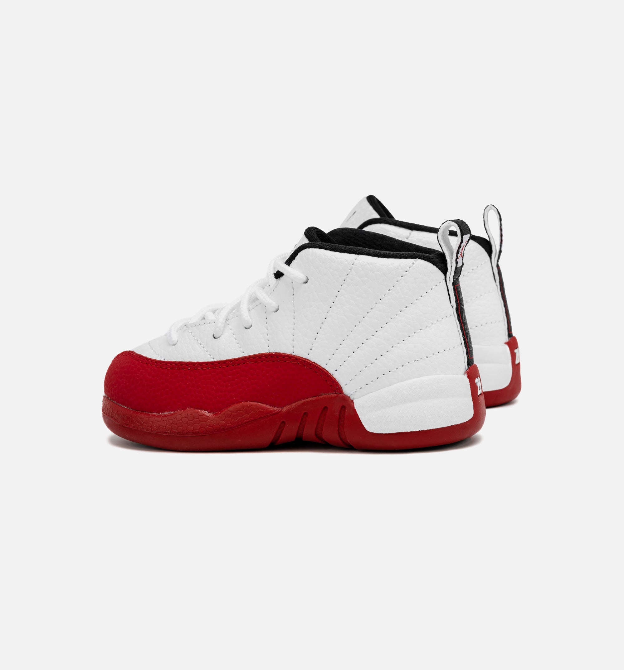 Air Jordan 12 Retro Cherry Infant Toddler Lifestyle Shoe - White/Red、mySite、dreamappss