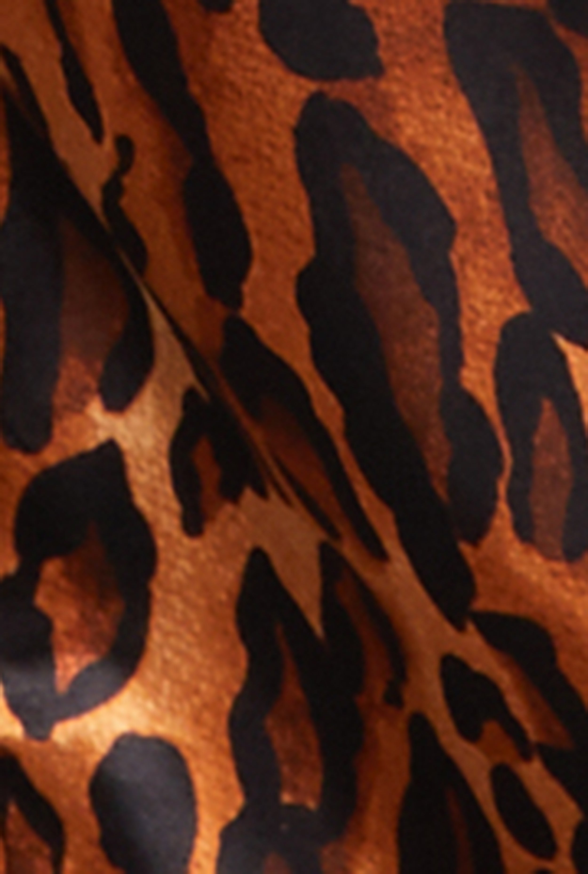 Satin Leopard Print Crop Top and Pants Set、mySite、camillekostekn