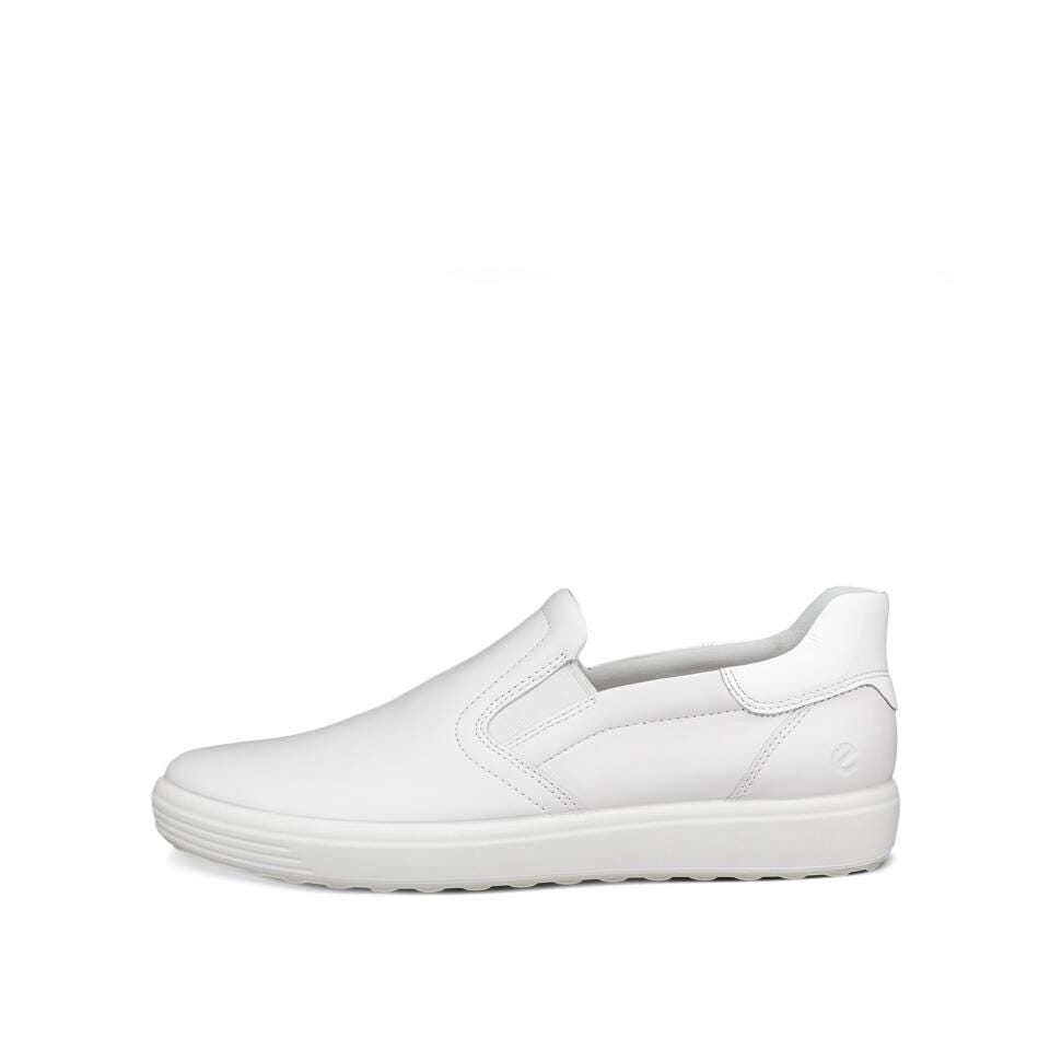  Ecco Women's Soft 7 Easy Slip On Shoe - White/Patent White、mySite、preschool7hills