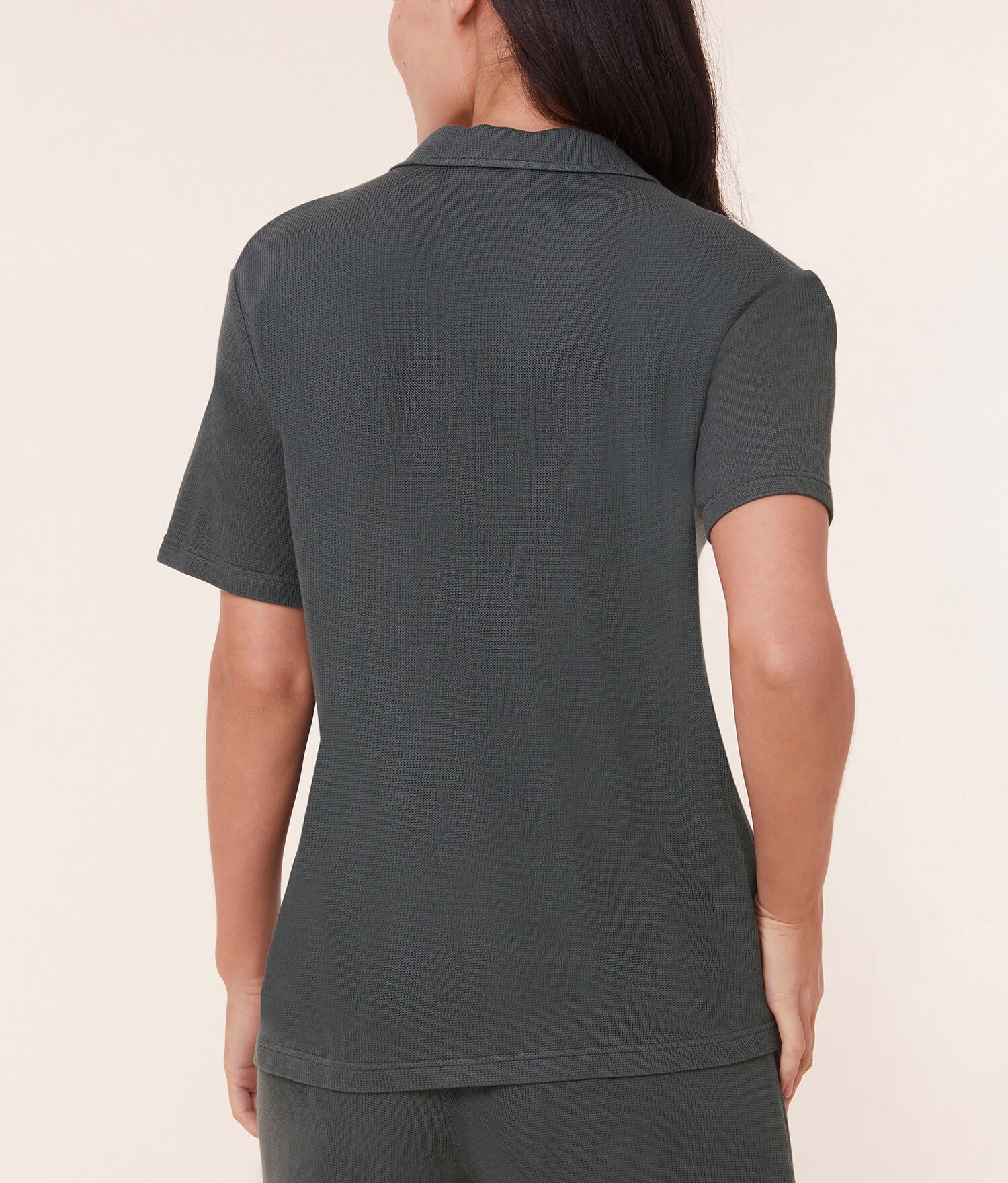  The Short Sleeve Button Up - Waffle - Dove、mySite、ashleygrahame