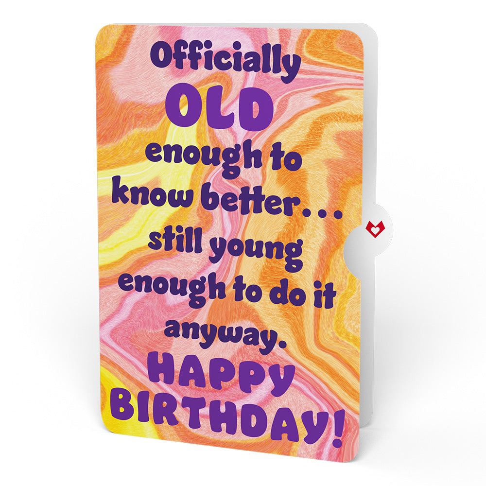 Hog Wild Birthday Pop-Up Card and Old Enough Young Enough Sentiment Set、mySite、solidvoid