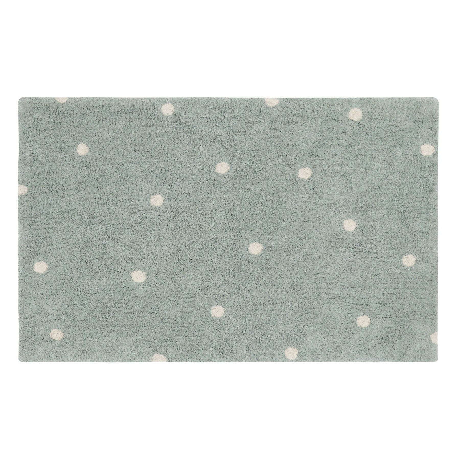 Mini Dot Blue Sage Washable Rug、mySite、gigharbornorthrealestate