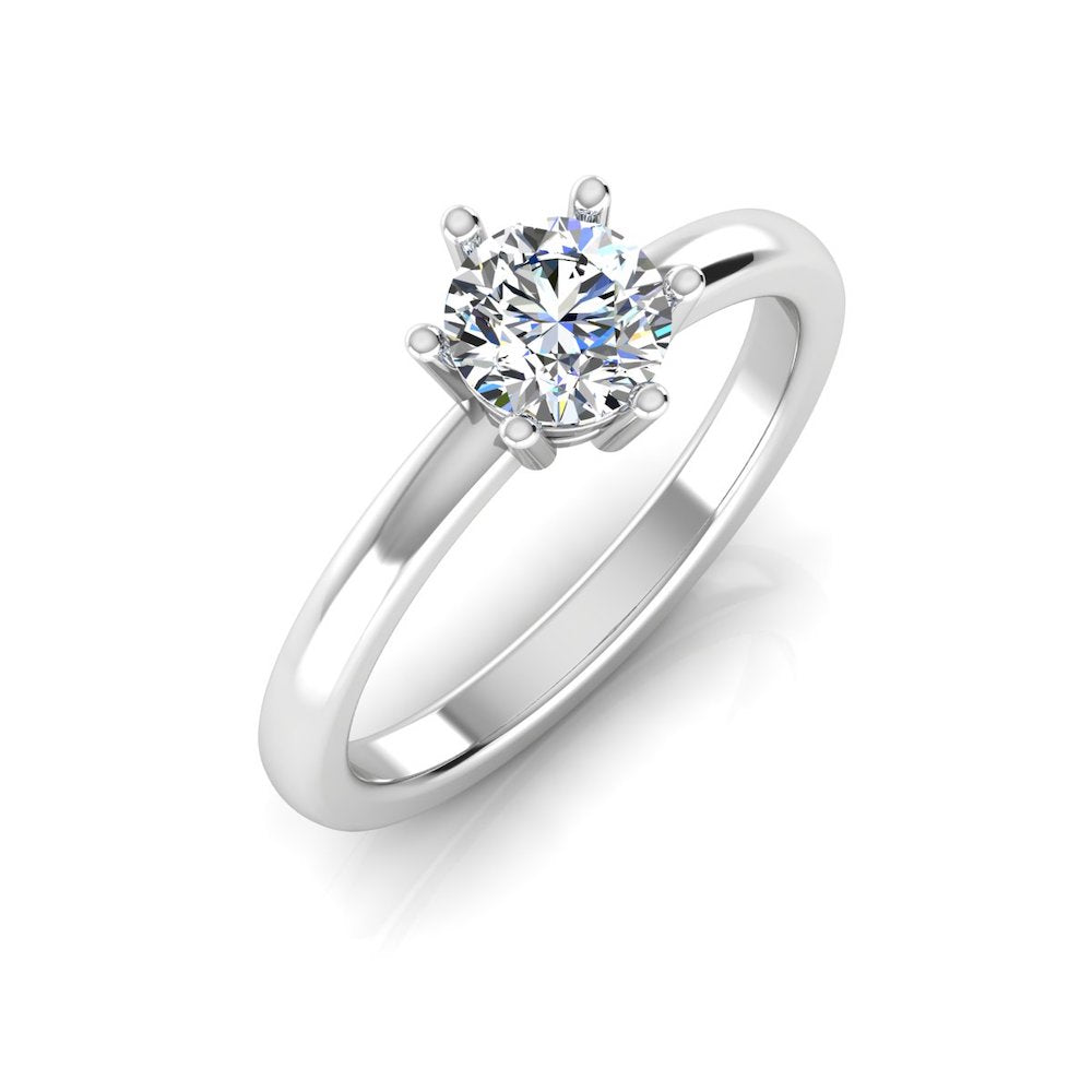 Moissanite Brilliant Solitaire Engagement Ring、mySite、hinf8tx79