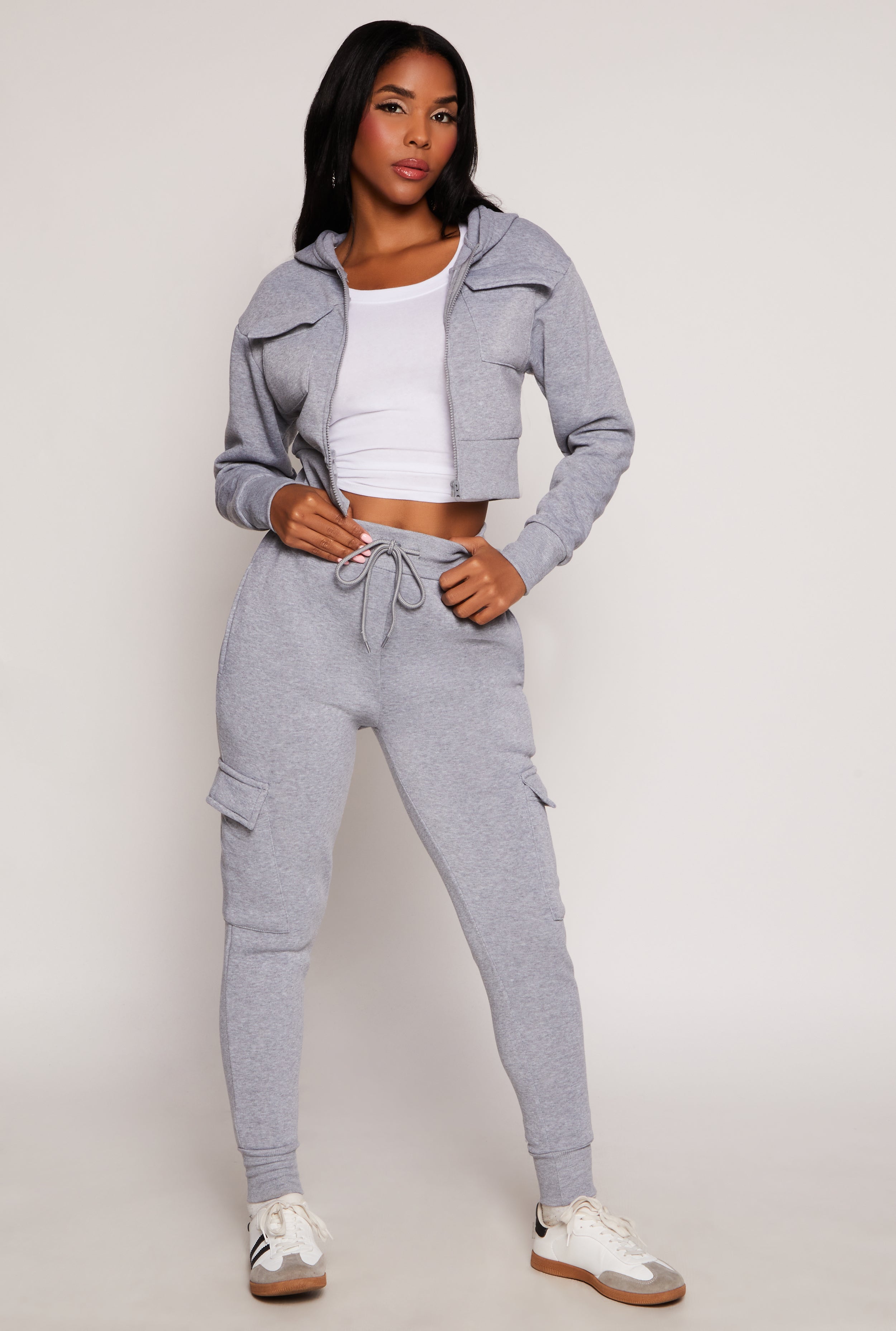 Fleece Cargo Pocket Joggers、mySite、camillekostekn