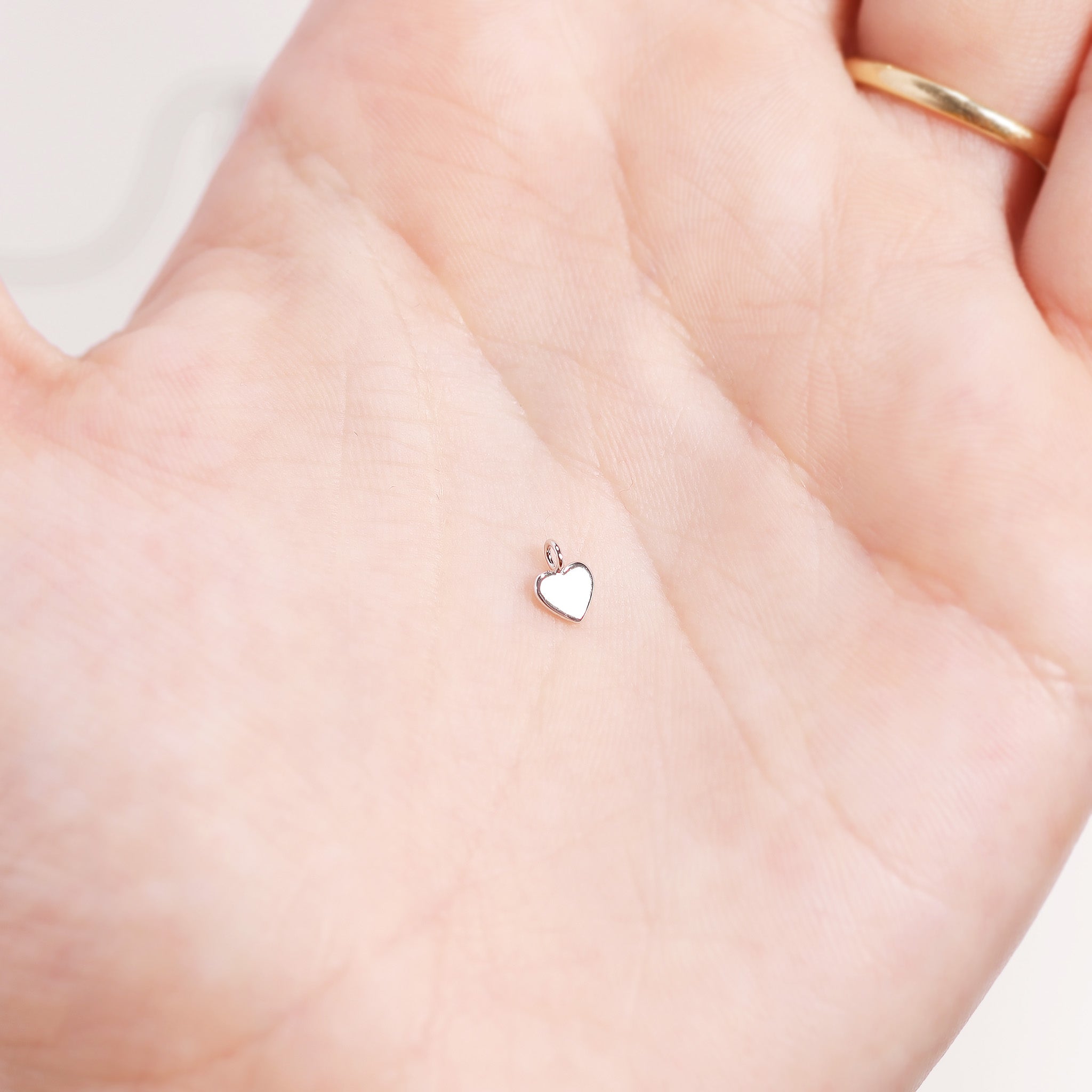 Permanent Jewelry .925 Sterling Silver Heart Charm / PMJ3004、mySite、dreamappss