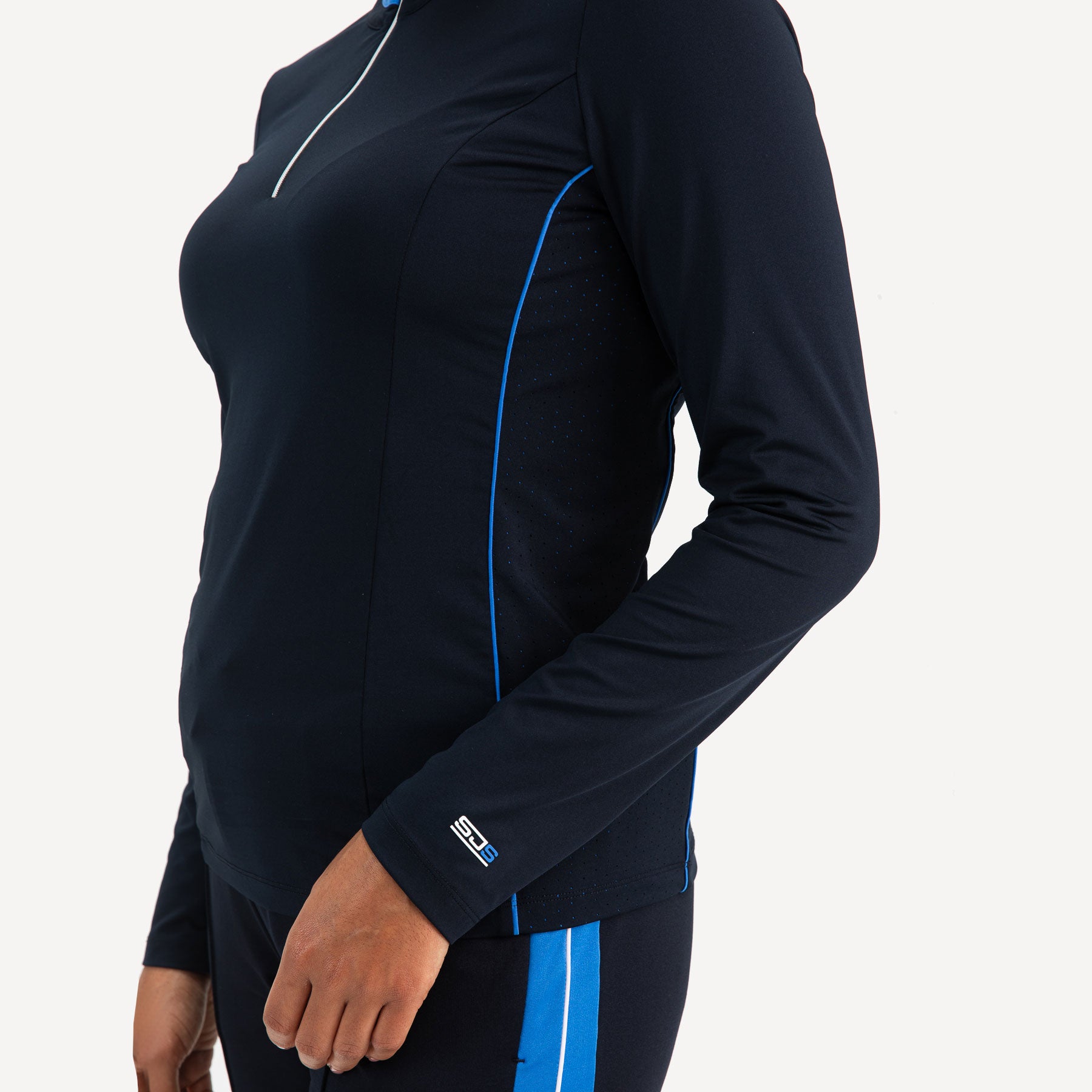 Sjeng Sports Dorit Women's Long-Sleeve Zip Tennis Polo