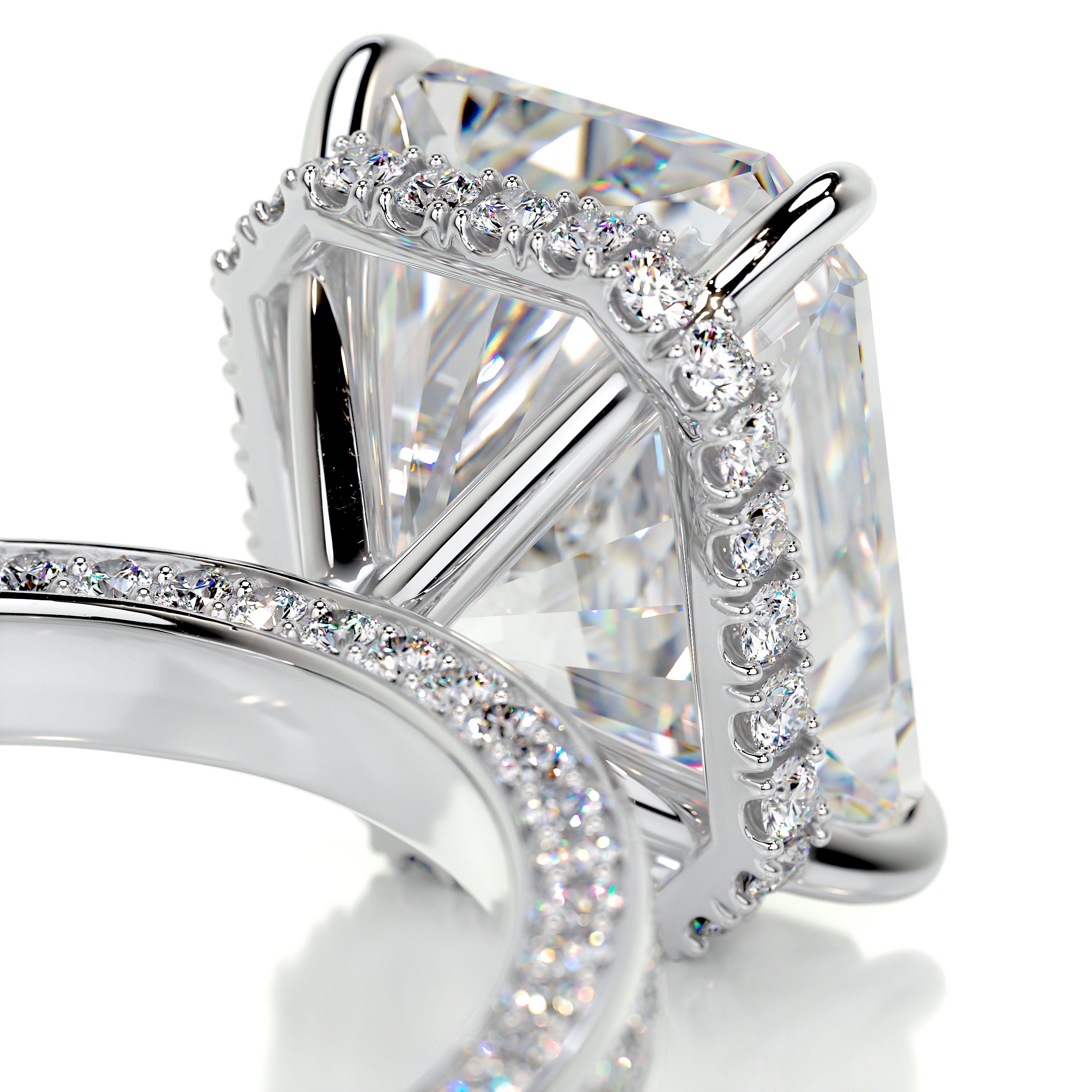 Pamela Moissanite & Diamond Ring -Platinum、mySite、hinf8tx79
