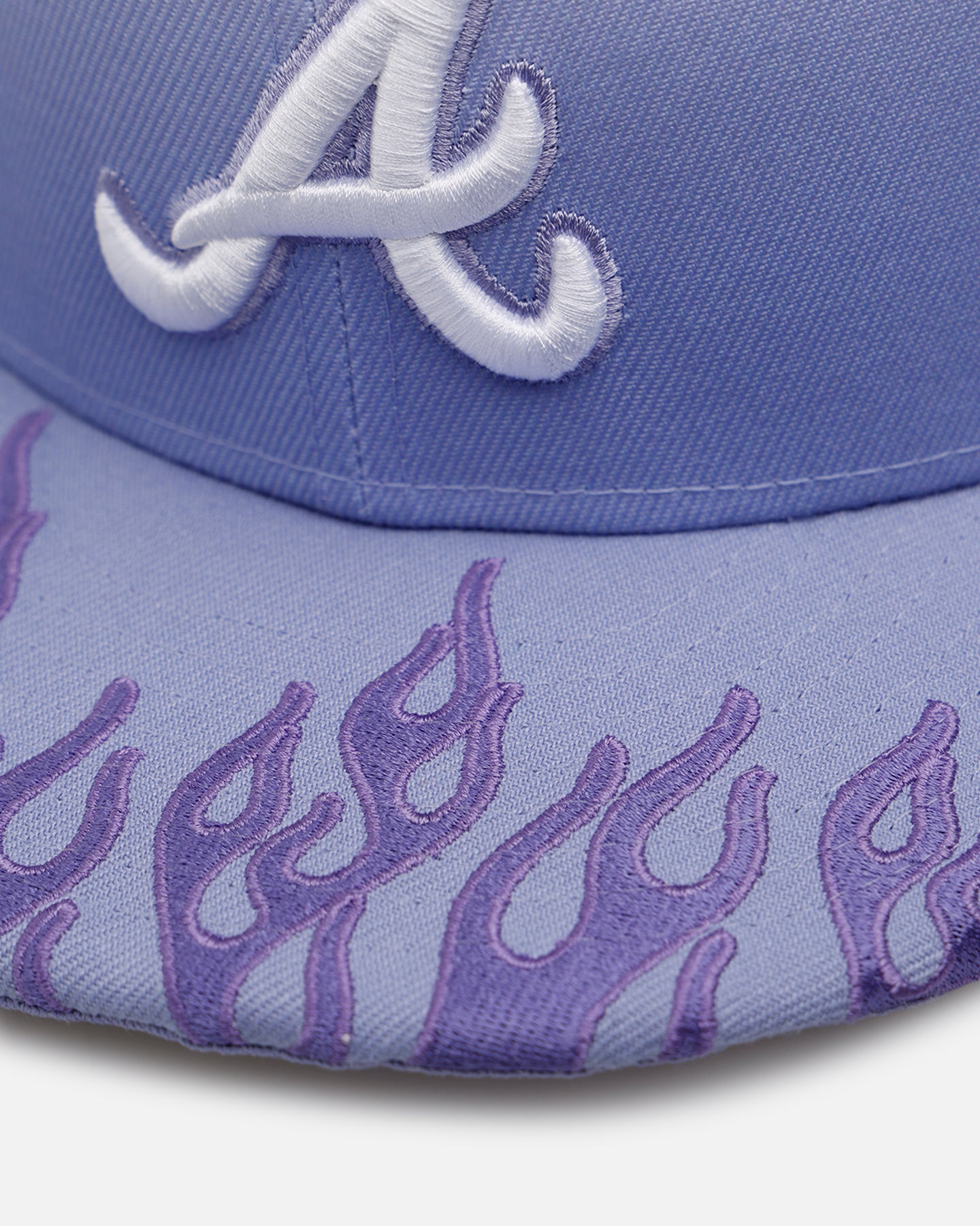New Era Atlanta Braves 'Sundye Flames' 59FIFTY Fitted Lavender、mySite、zt4zffjzw