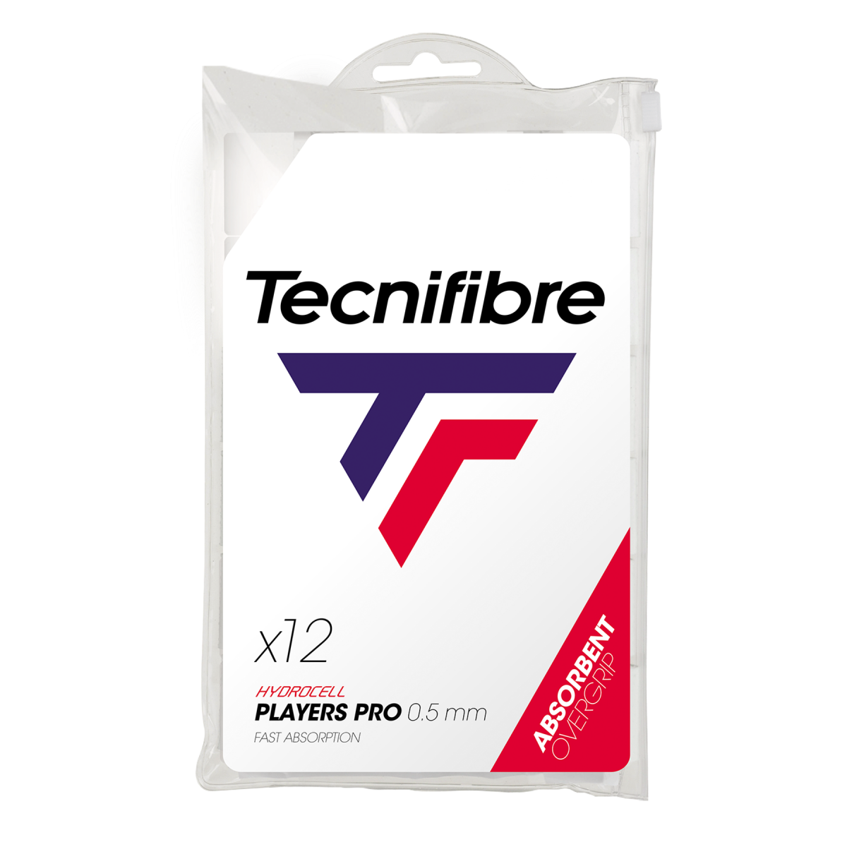 Tecnifibre Players Pro Overgrip 12 Pack (White)