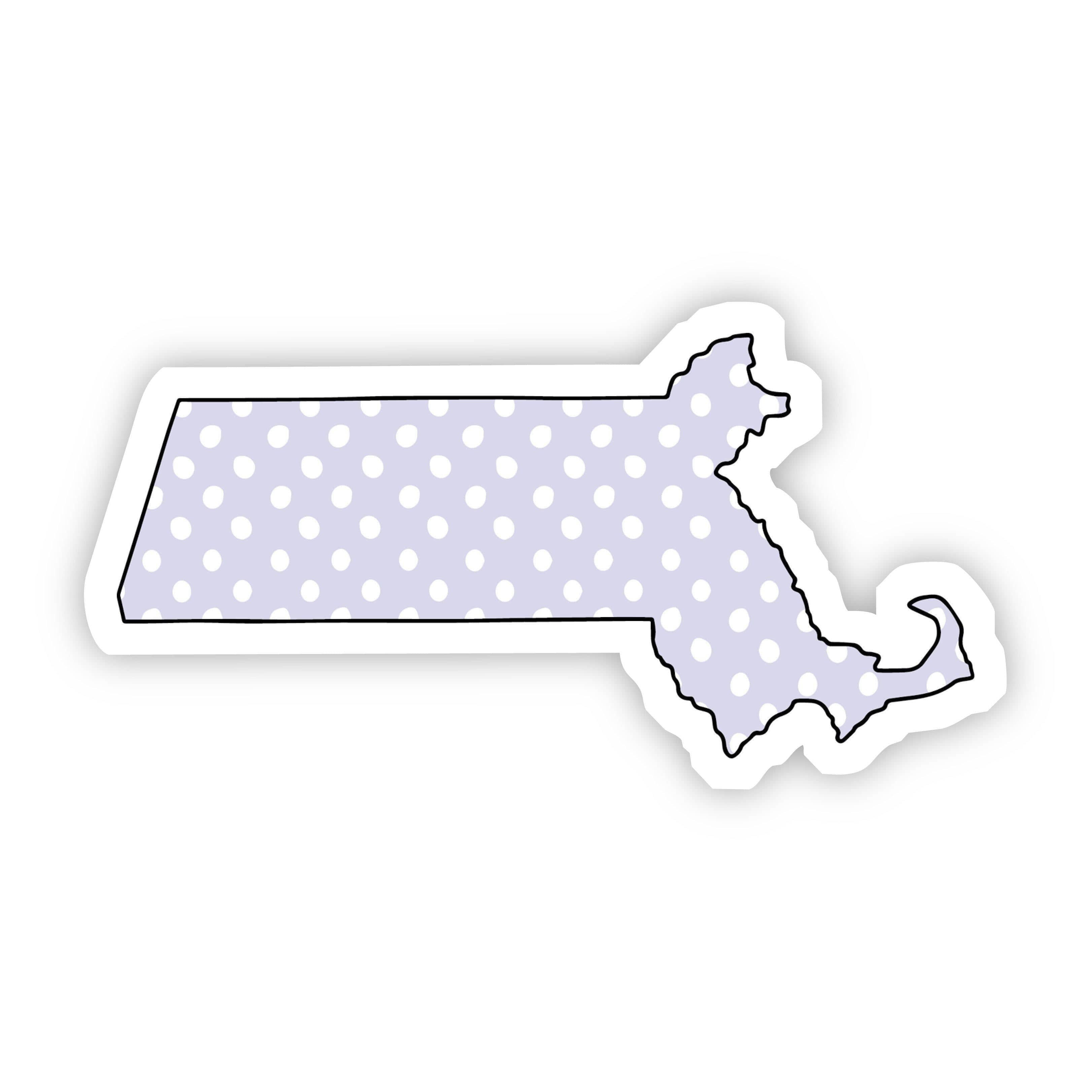  Massachusetts Polka Dot Sticker、mySite、elrpsem3k