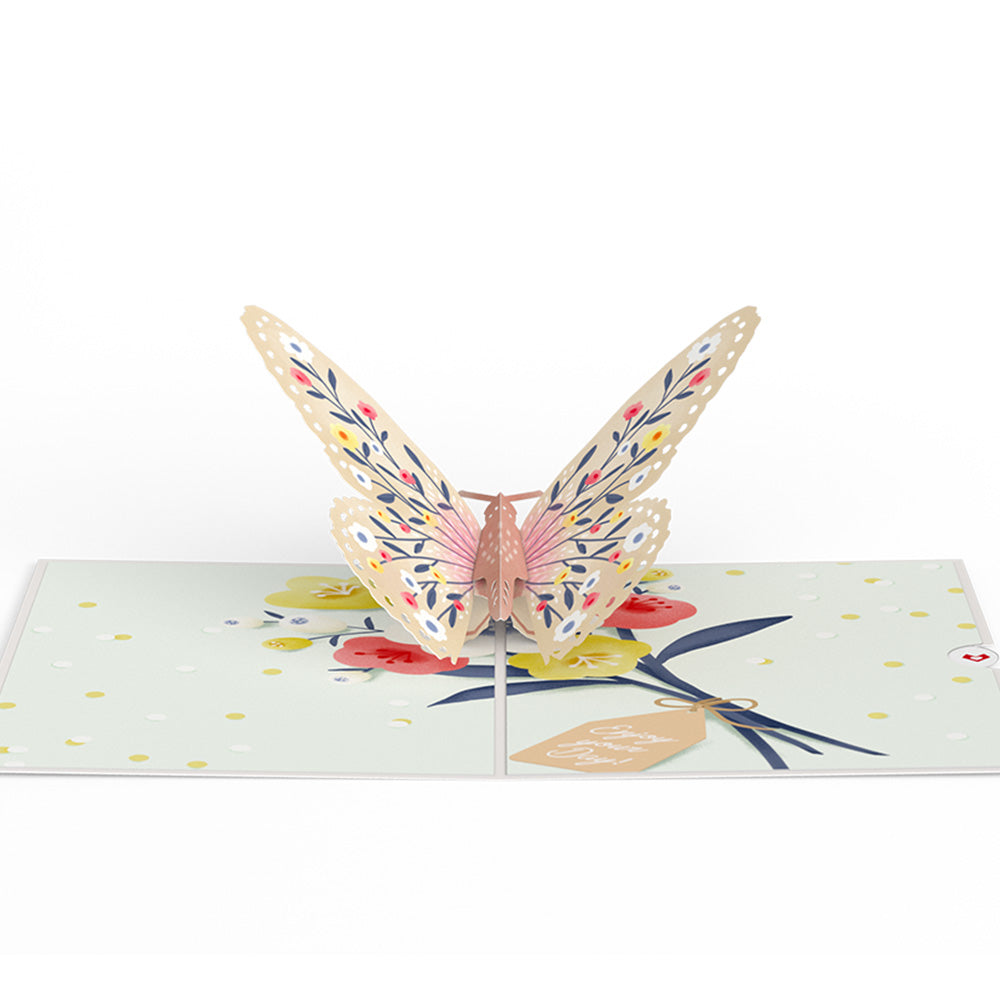 Birthday Butterfly Pop-Up Card、mySite、solidvoid