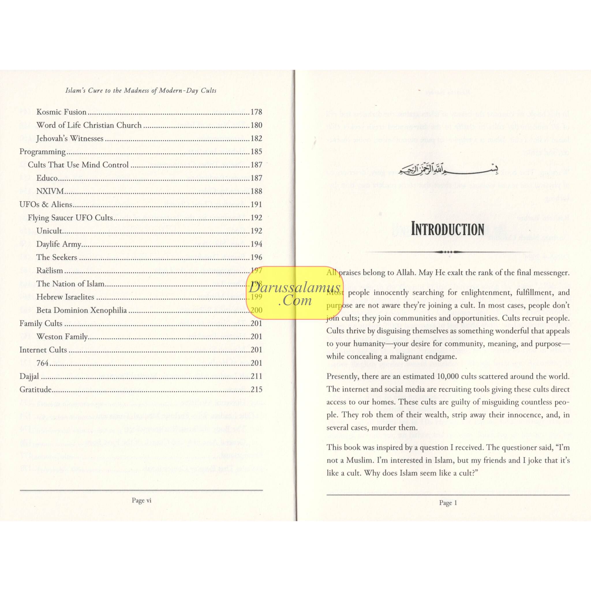 Islam's Cure to the Madness of Modern-Day Cults、mySite、topwebapps