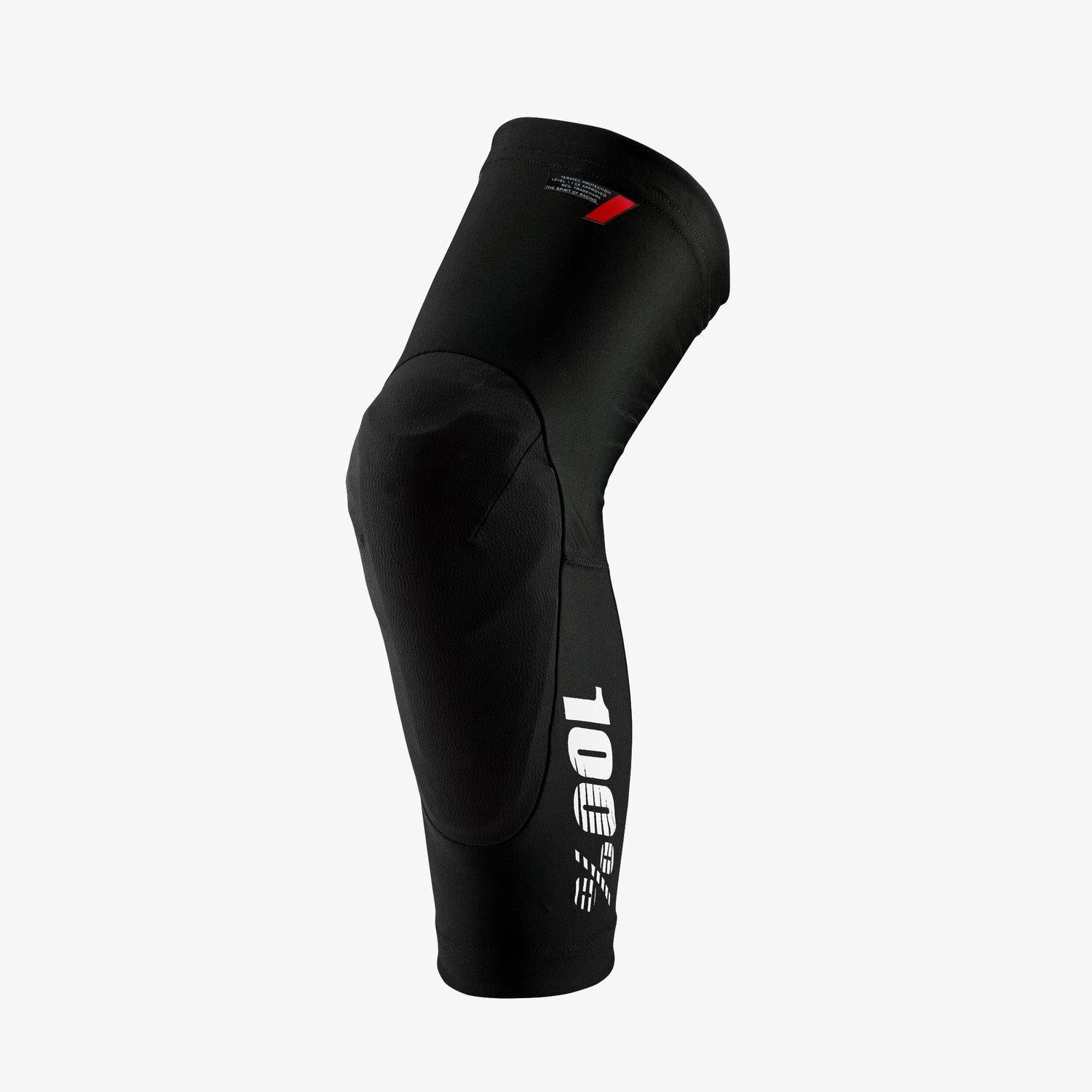 100% Teratec Race Knee Guards - Black、mySite、merchandisen