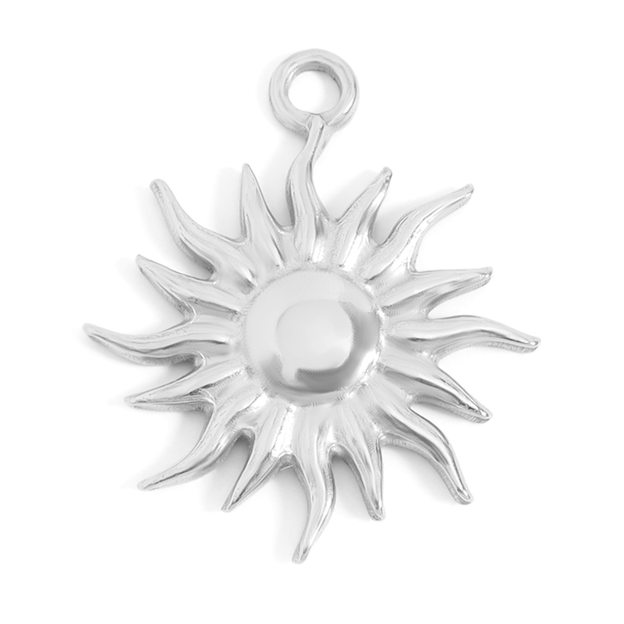 18K Gold PVD Stainless Steel Mystic Sun Charm / PDL0116、mySite、dreamappss