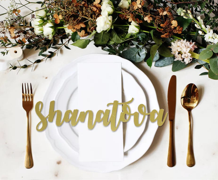 Gold Shana Tova Place Setting Words, Set of 4、mySite、topwebapps