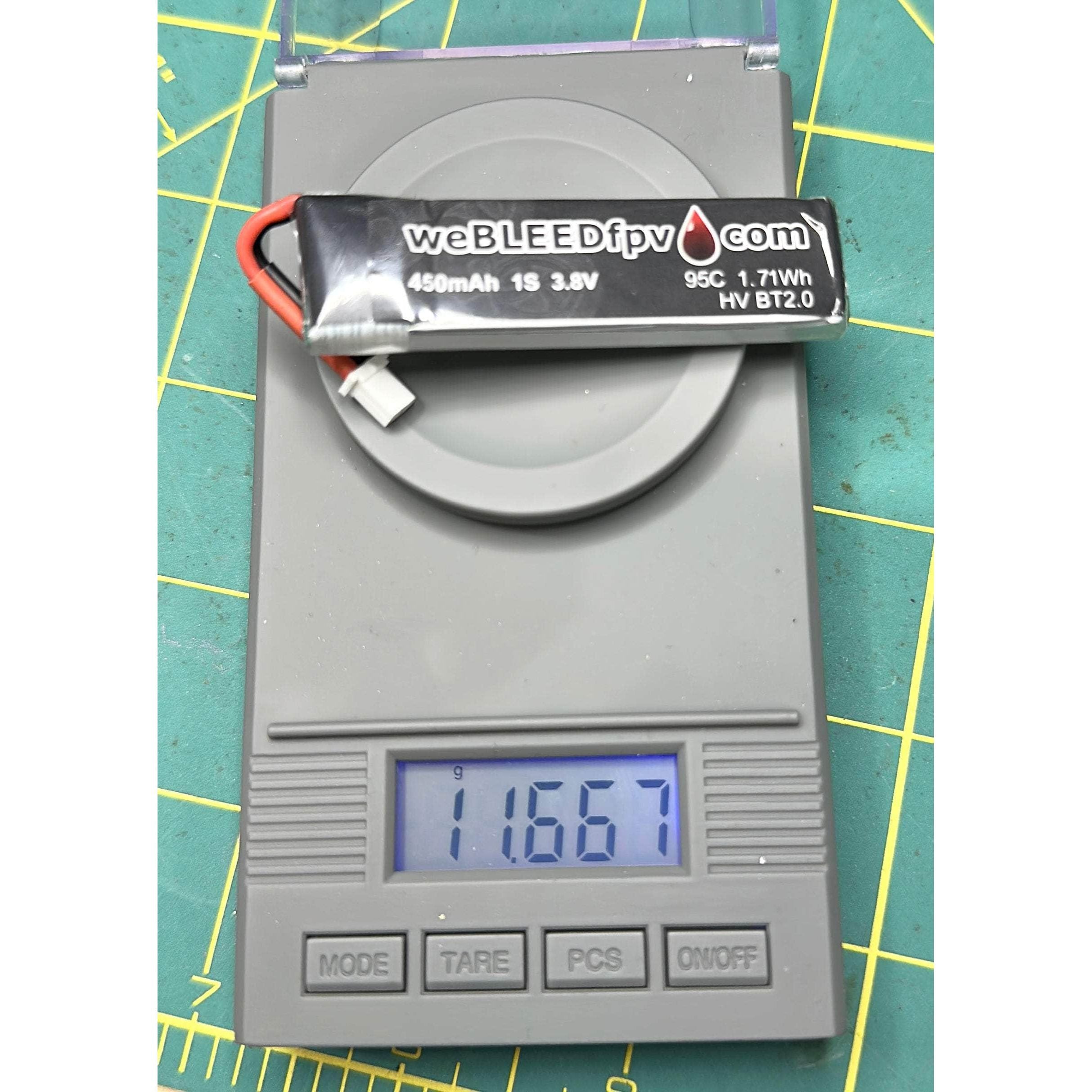  weBLEEDfpv 450mAh 1S BT2.0 LiPo Batteries、mySite、merchandisen