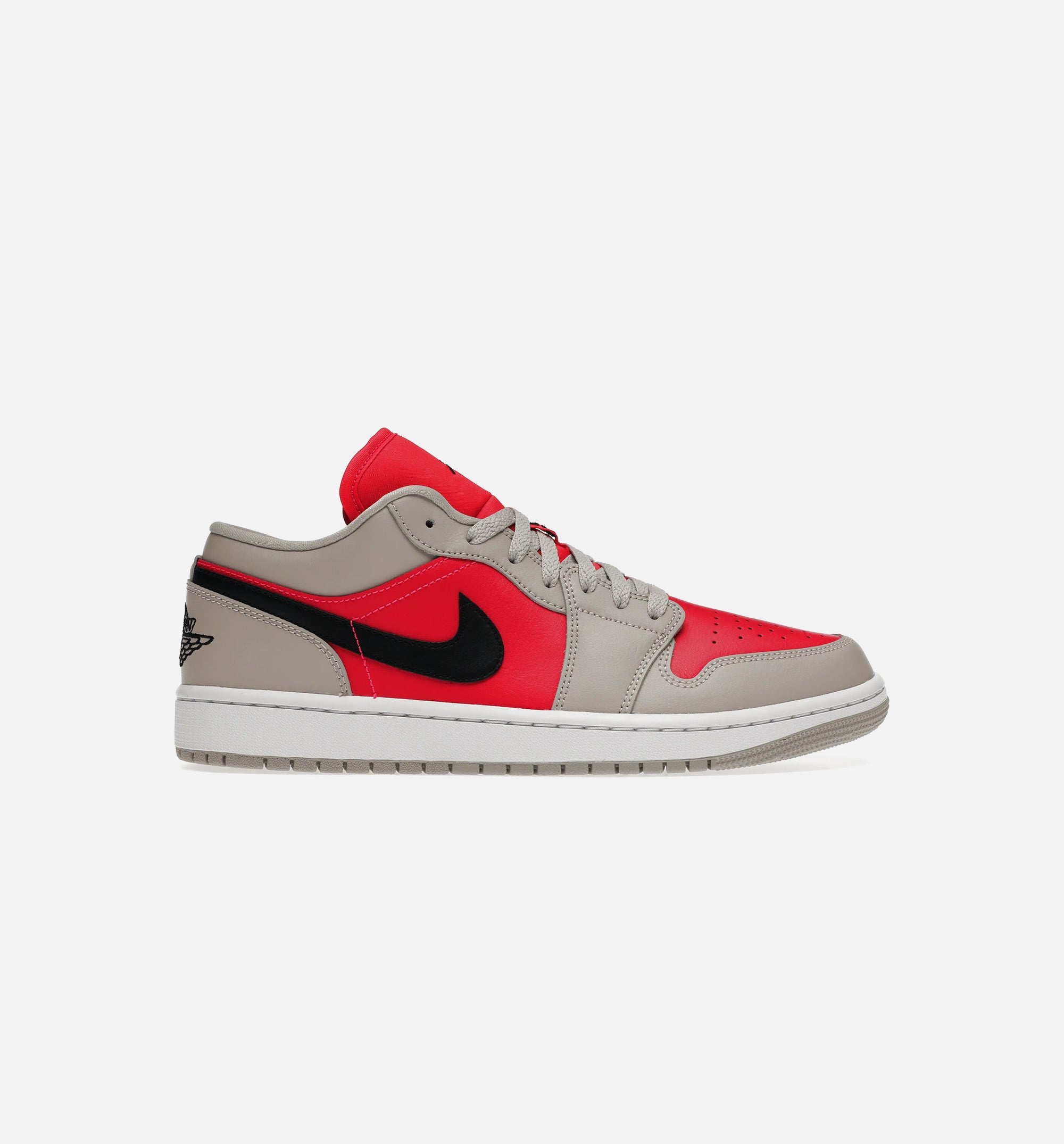 Air Jordan 1 Low Light Iron Ore Womens Lifestyle Shoe - Light Iron Ore/Black/Siren Red、mySite、dreamappss