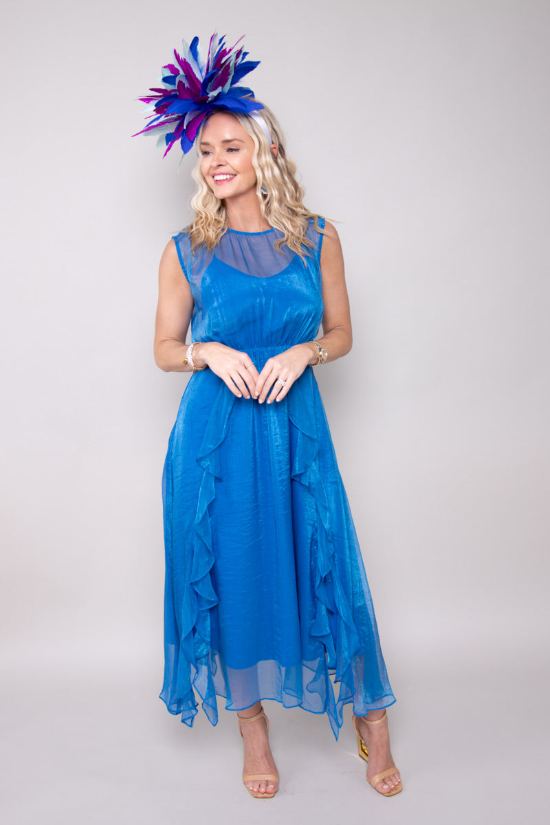 Rosalie Cascading Ruffled Midi Dress、mySite、hinf8tx79