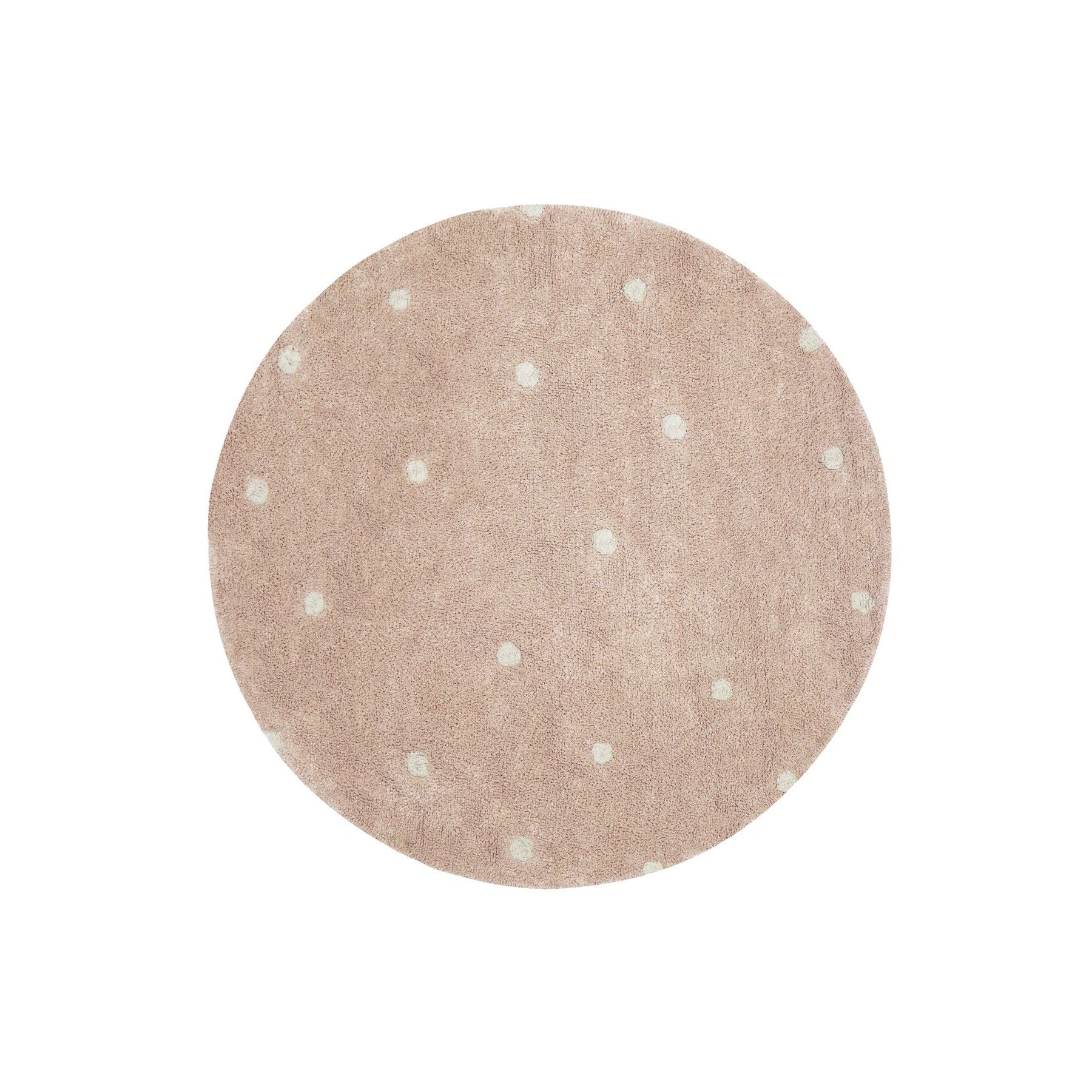 Round Dot Rose Washable Rug、mySite、gigharbornorthrealestate