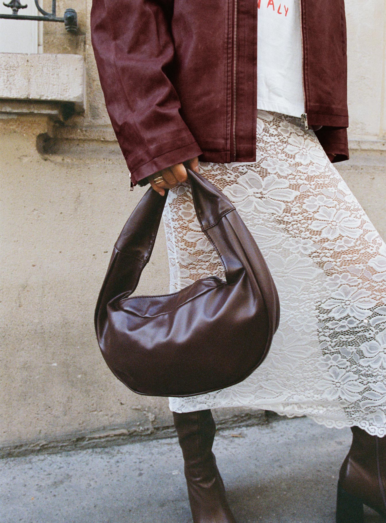 Prospect Park Shoulder Bag Chocolate、mySite、solidvoid