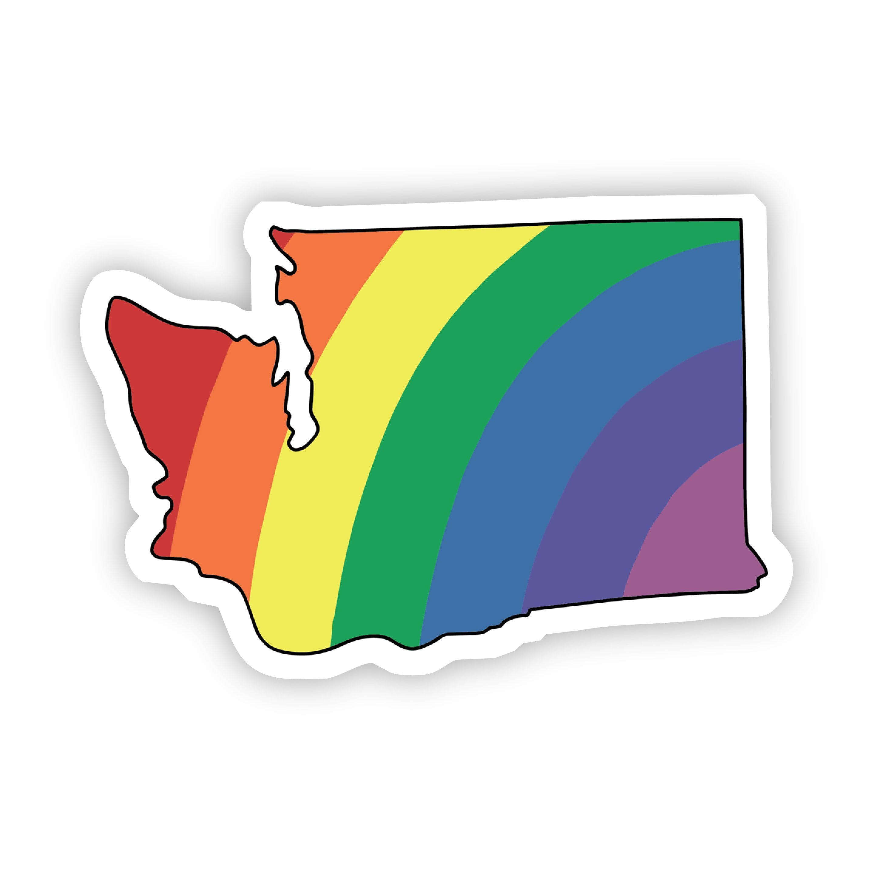  Washington Rainbow Sticker、mySite、elrpsem3k