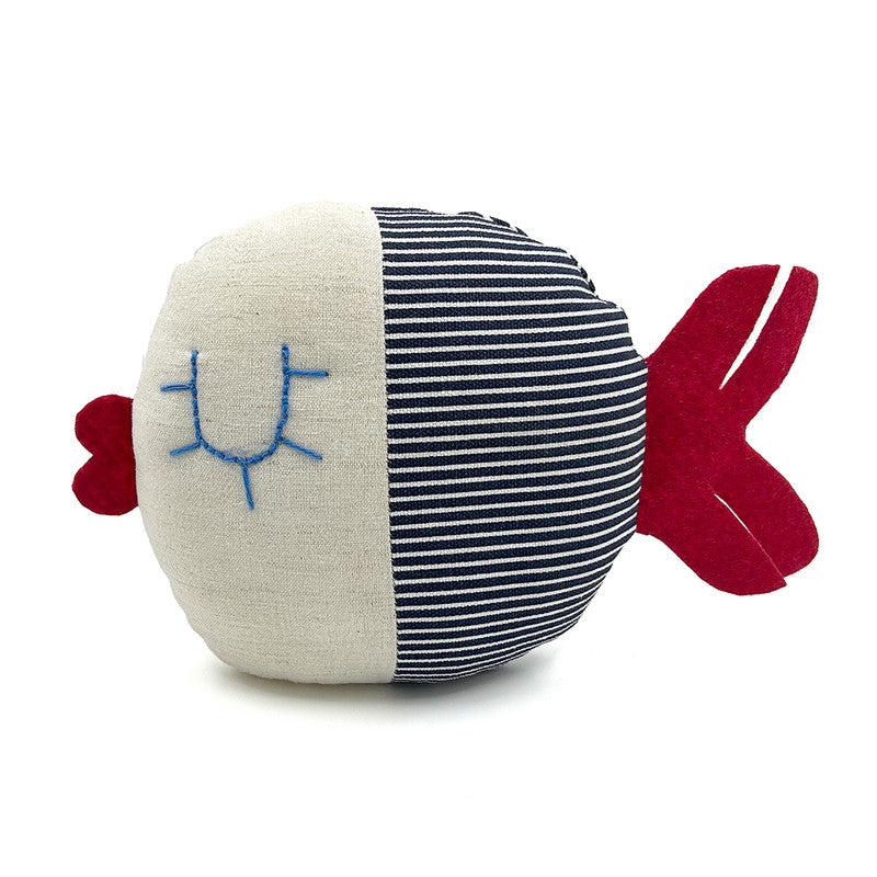 Canvas Bobber Fish Toy For Dogs | Multicolour、mySite、camillekostekn