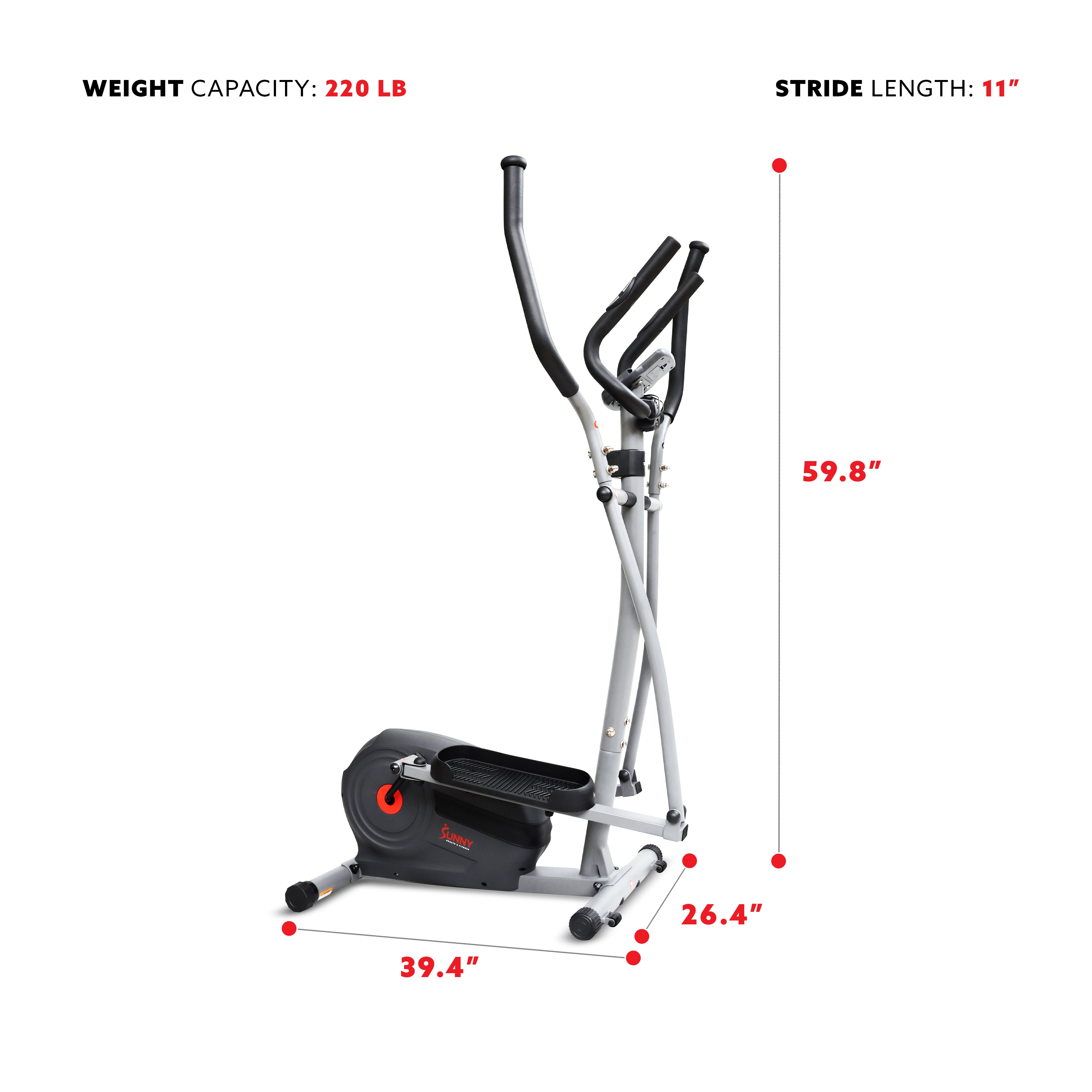  Smart Magnetic Elliptical with Exclusive SunnyFit® App Enhanced Bluetooth Connectivity、mySite、ghnorth