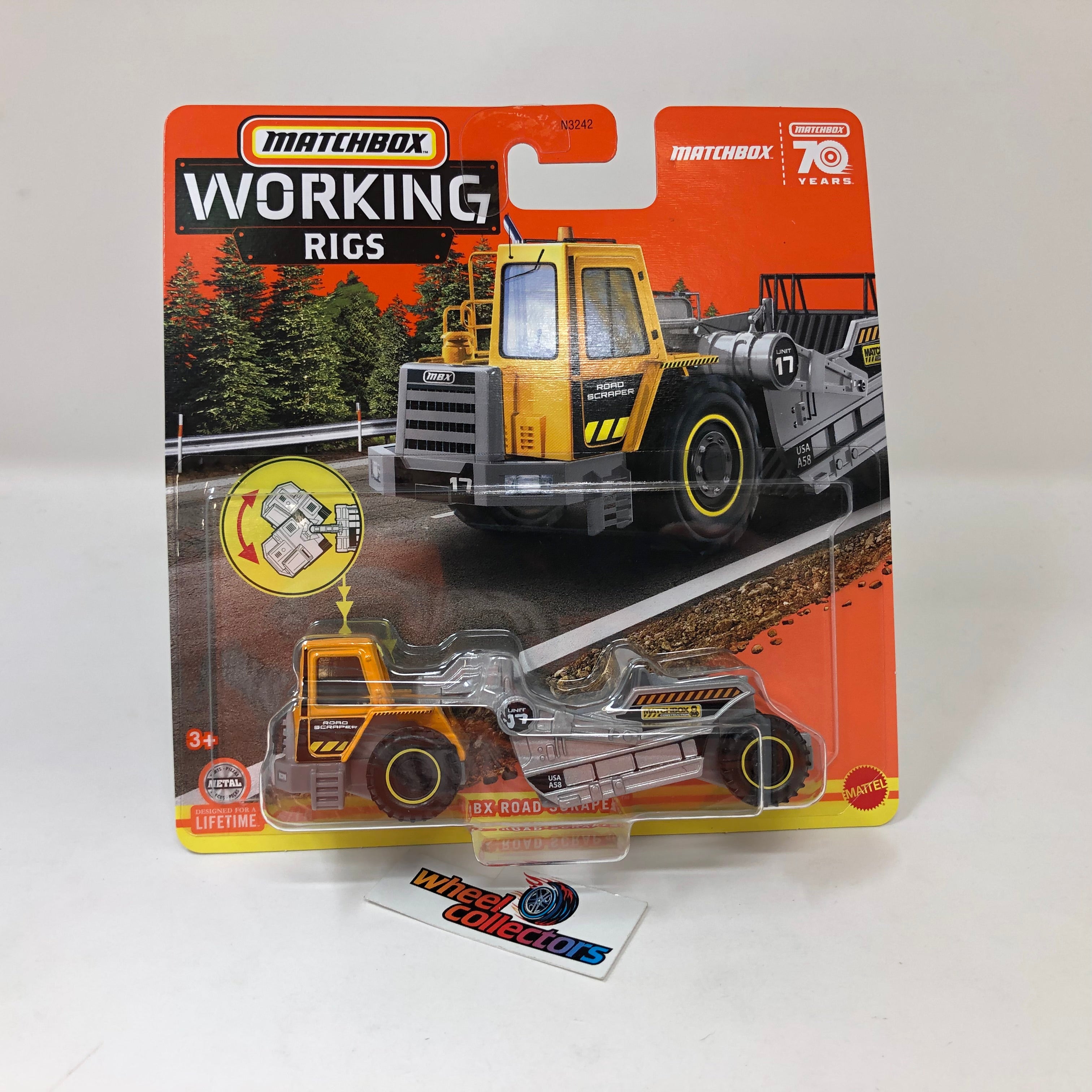 MBX Road Scraper * 2023 Matchbox Working Rigs Case V、mySite、hgirdovlk