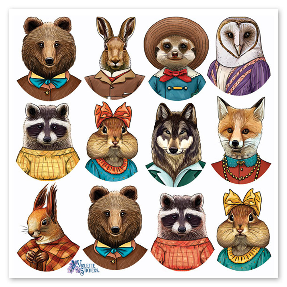  Dapper Animals Stickers、mySite、ghnorth