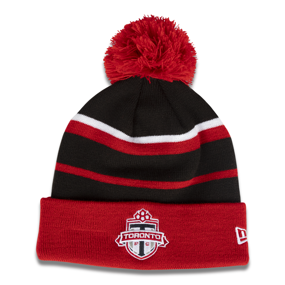 Youth Primary Knit Cuffed Pom Toque