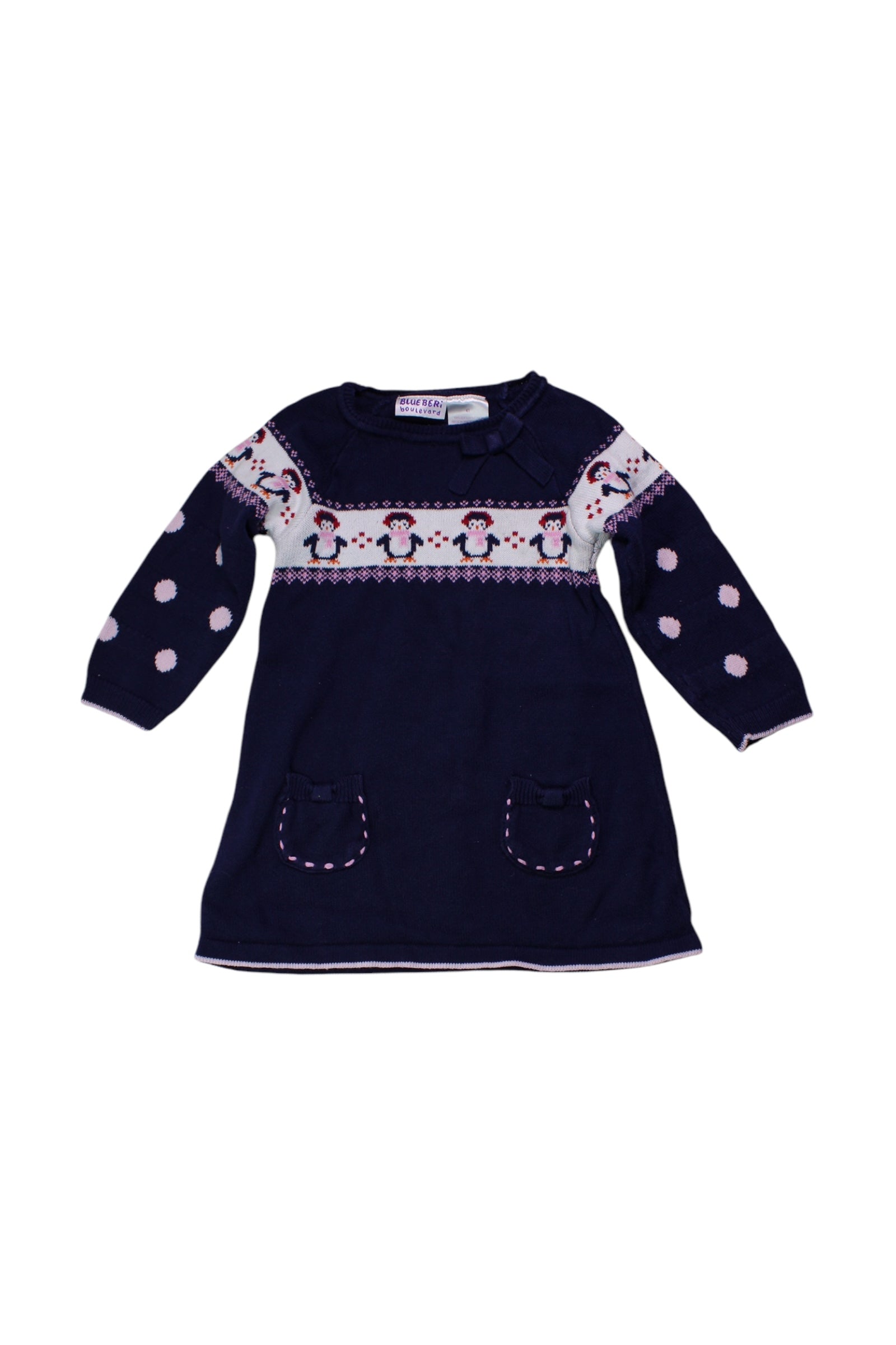 Blueberi Boulevard Penguin Sweater Dress 4T、mySite、g9winljtr