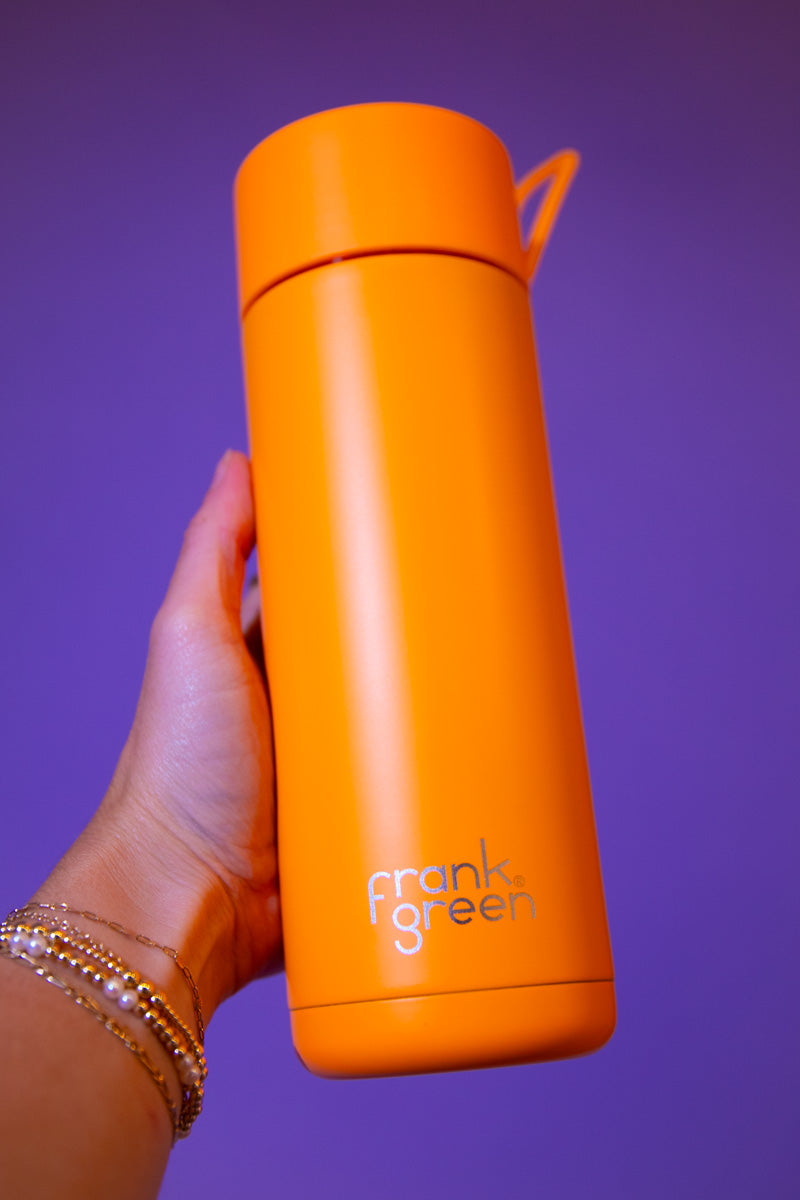 Frank Green Reusable Bottle 20oz- Neon Orange、mySite、hinf8tx79