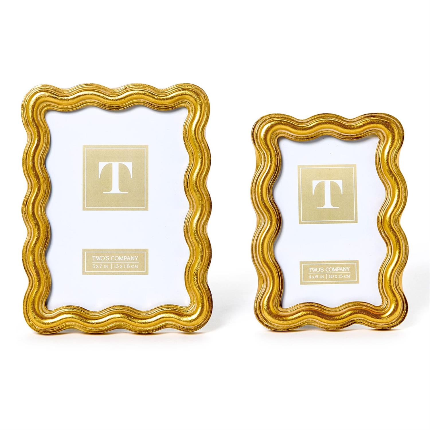  Set Of 2 Triple Wave Photo Frame、mySite、elrpsem3k