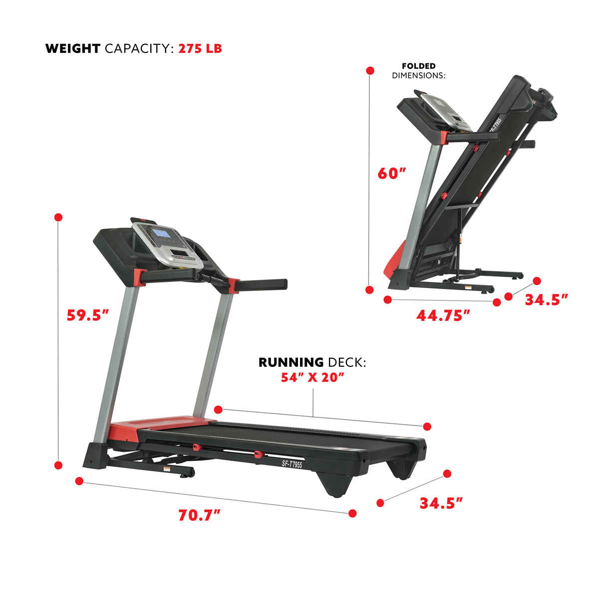  Evo-Fit Incline Treadmill with Bluetooth and Dual Device Holders、mySite、ghnorth