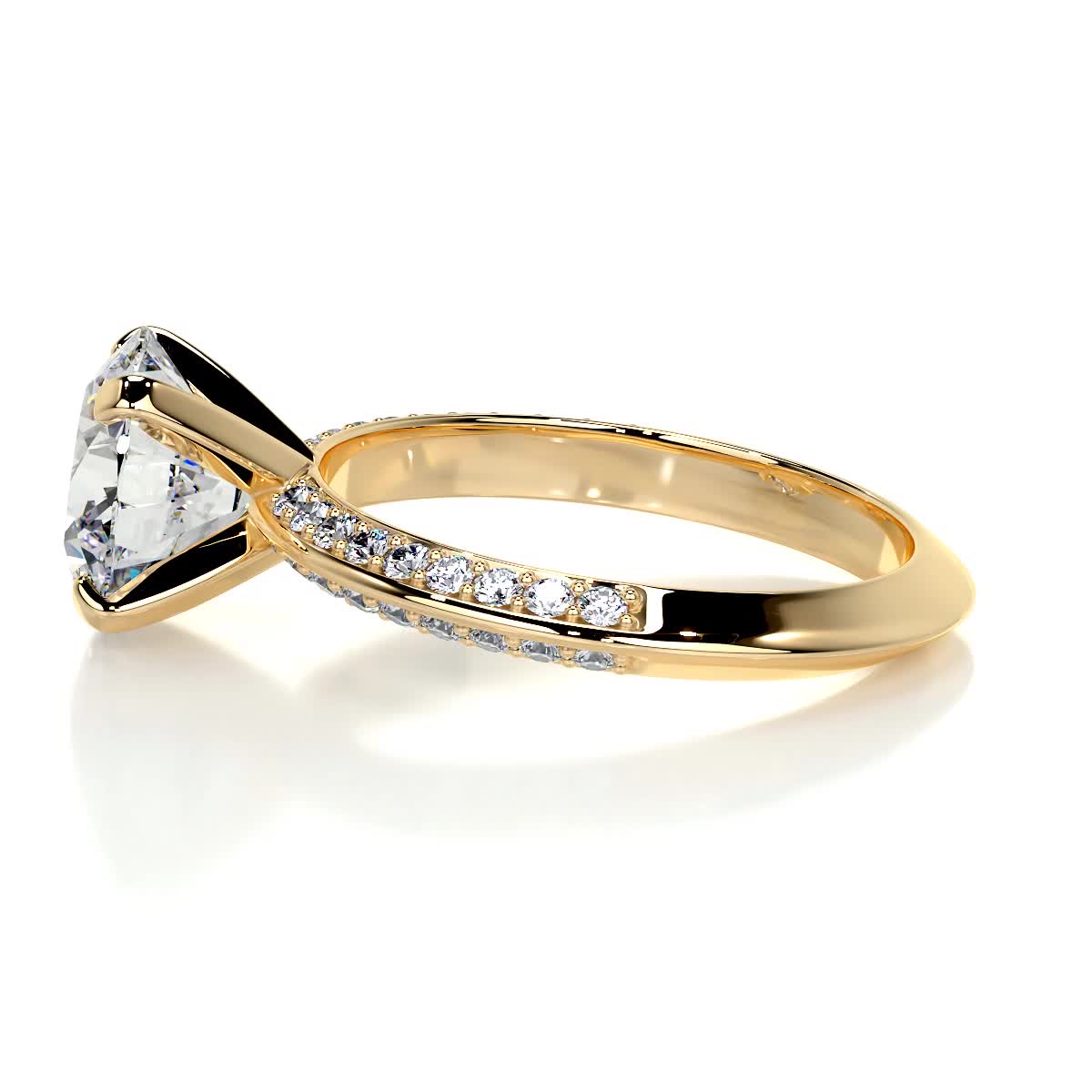 Ariana Lab Grown Diamond Ring -18K Yellow Gold、mySite、hinf8tx79