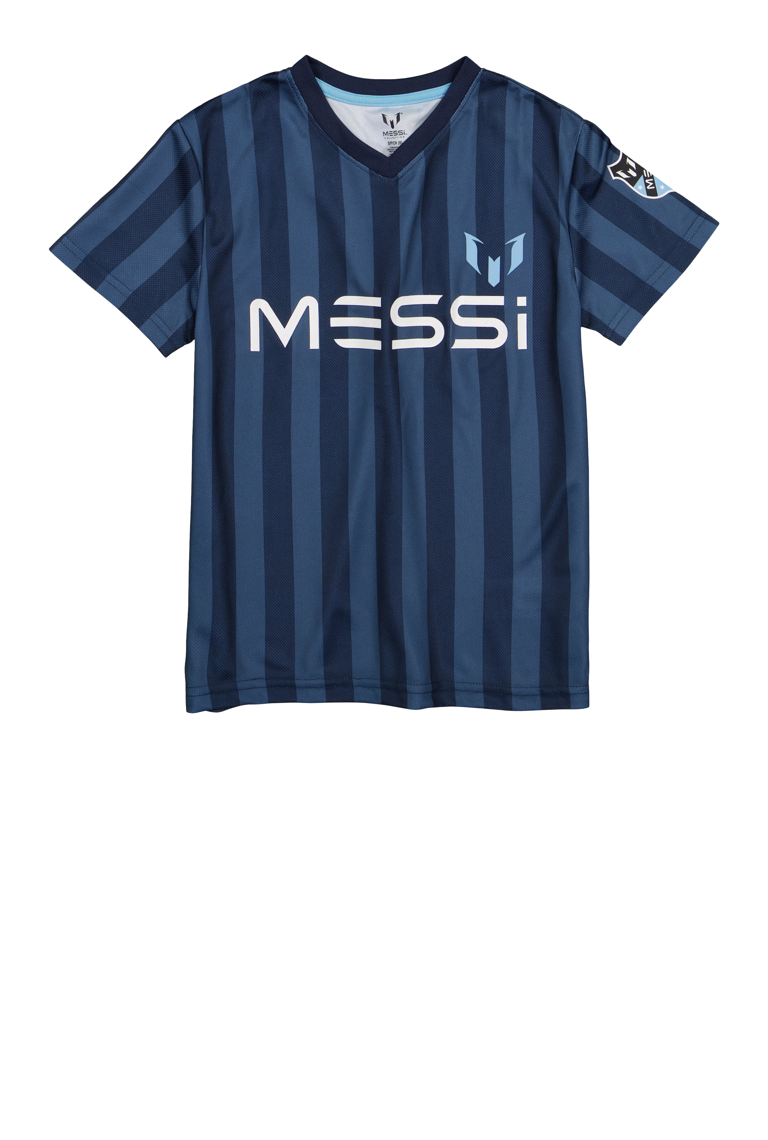 Boys Striped Messi 10 Soccer Jersey、mySite、camillekostekn