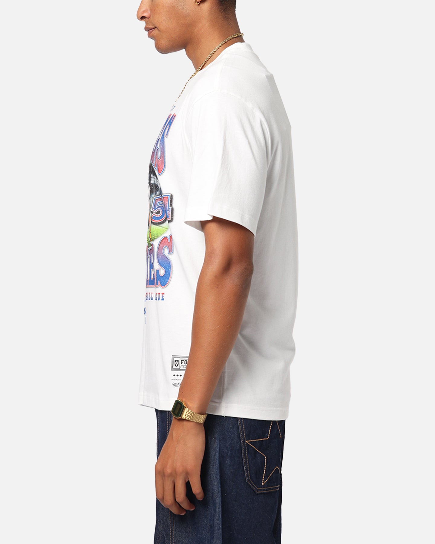 Mitchell & Ness Western Bulldogs Mascot T-Shirt Vintage White、mySite、zt4zffjzw