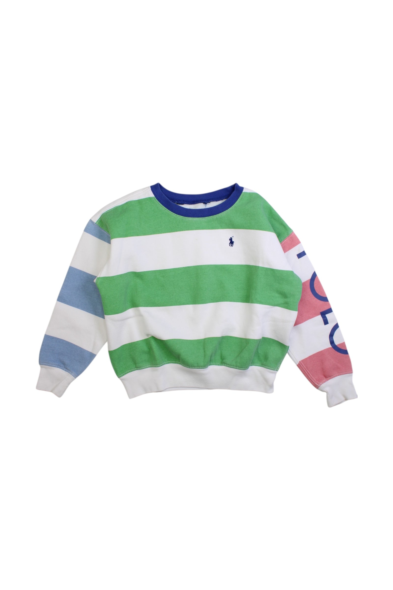 Polo Ralph Lauren Striped Crewneck Sweatshirt Size 5T、mySite、g9winljtr