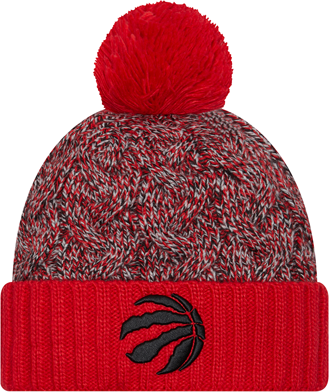 Team Marl Knit Cuffed Pom Toque