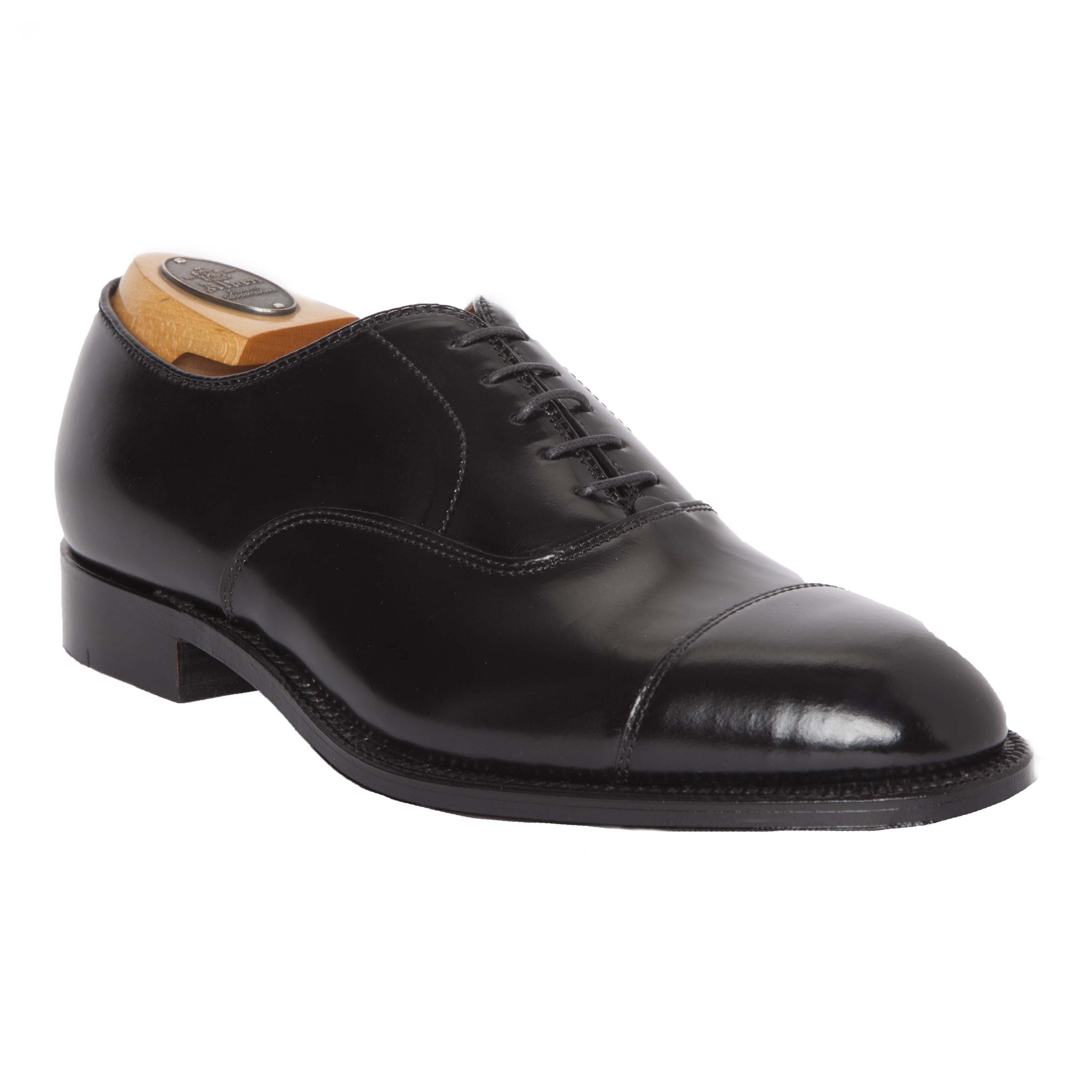  9071 - Straight Tip Bal in Black Shell Cordovan、mySite、preschool7hills