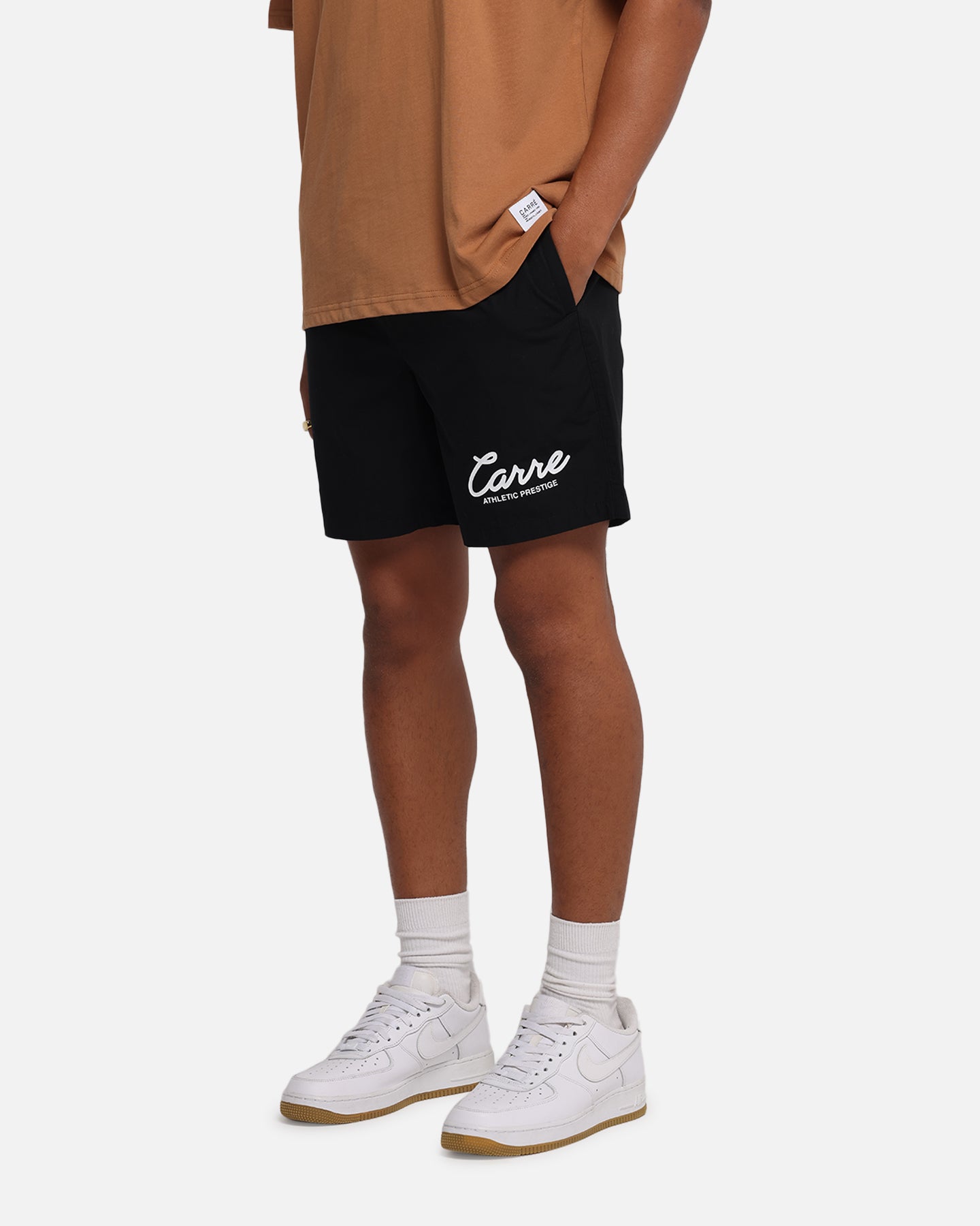 Carre Prestige Script Beach Shorts Black、mySite、zt4zffjzw