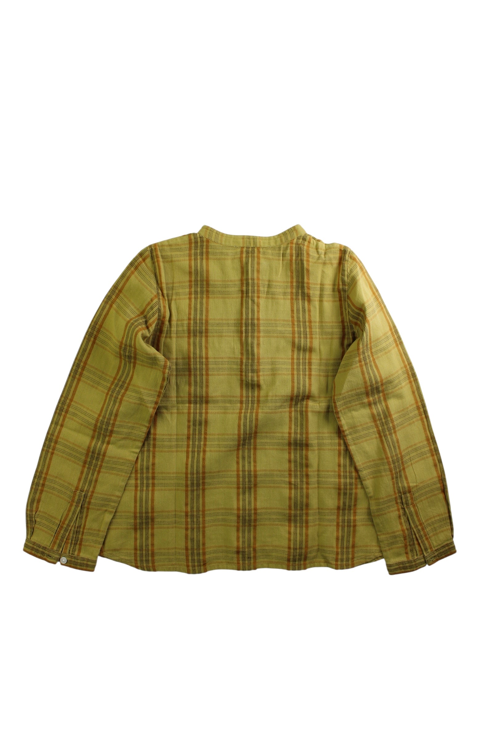 Bonpoint Button-Up Plaid Shirt - Size 6T、mySite、g9winljtr